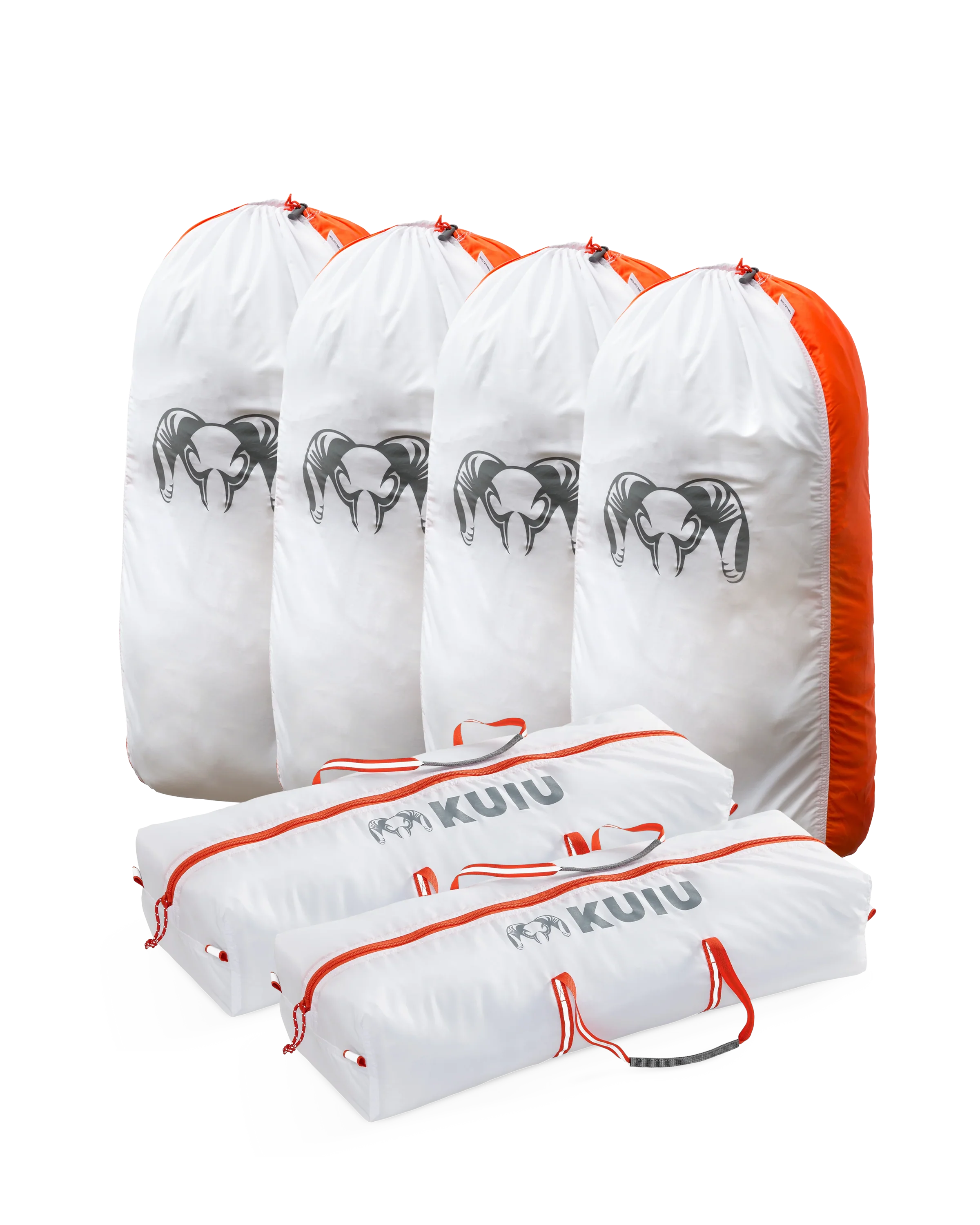 Large Deer/Sheep Medium Game Bag Set | White-Orange