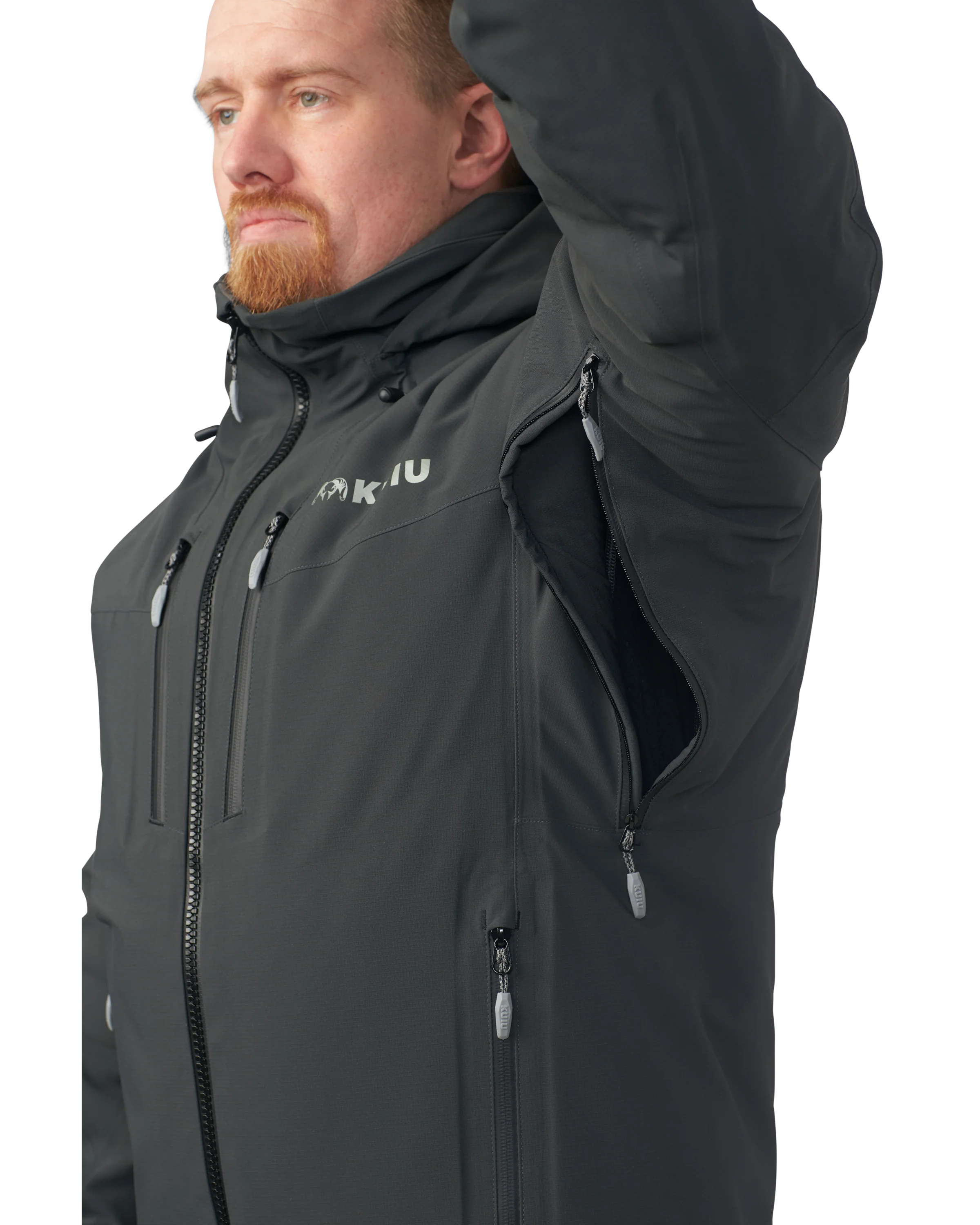 KUIU Kutana Gale Force Hooded Jacket | Gunmetal