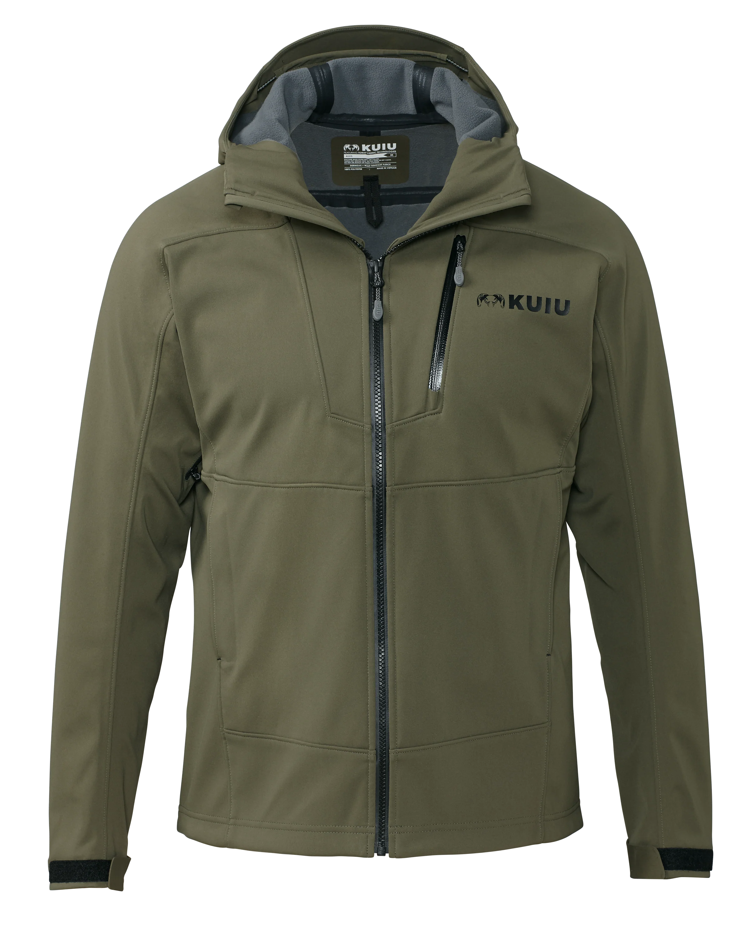 Axis Hybrid Hooded Jacket | Olive