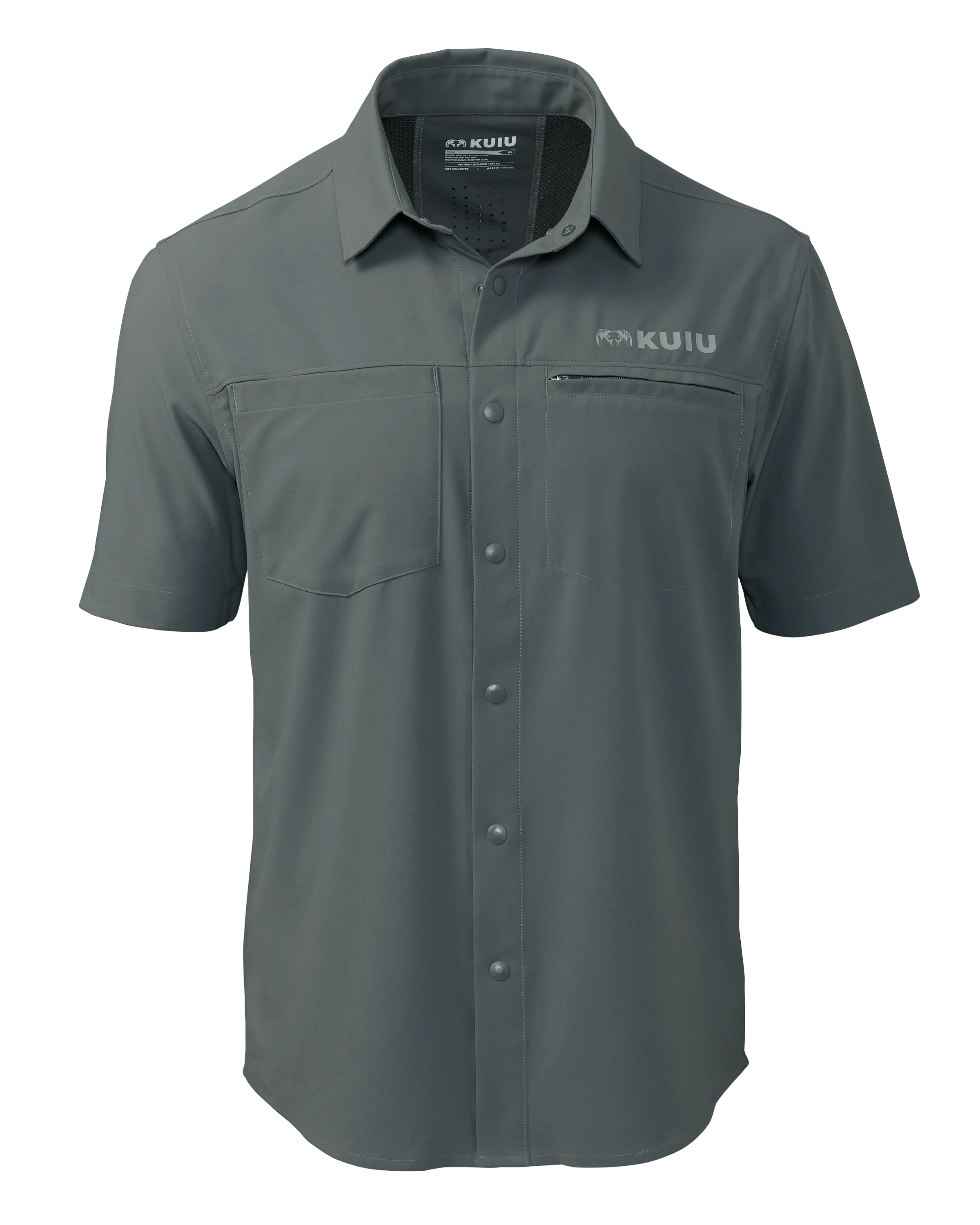 Mesa Vented SS Snap Shirt | Stone