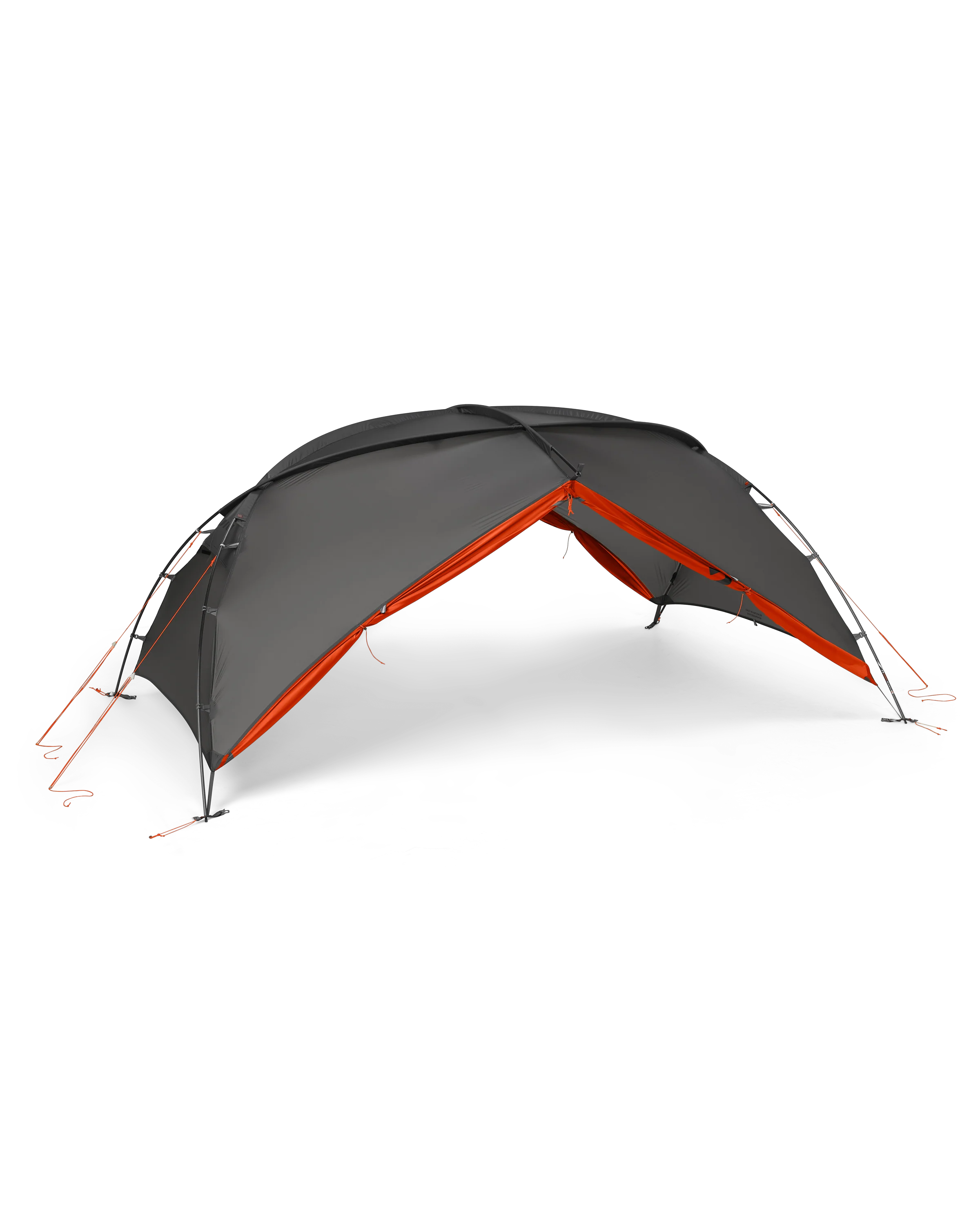 Mountain Star 2 Person Tent Set | Gunmetal-Orange