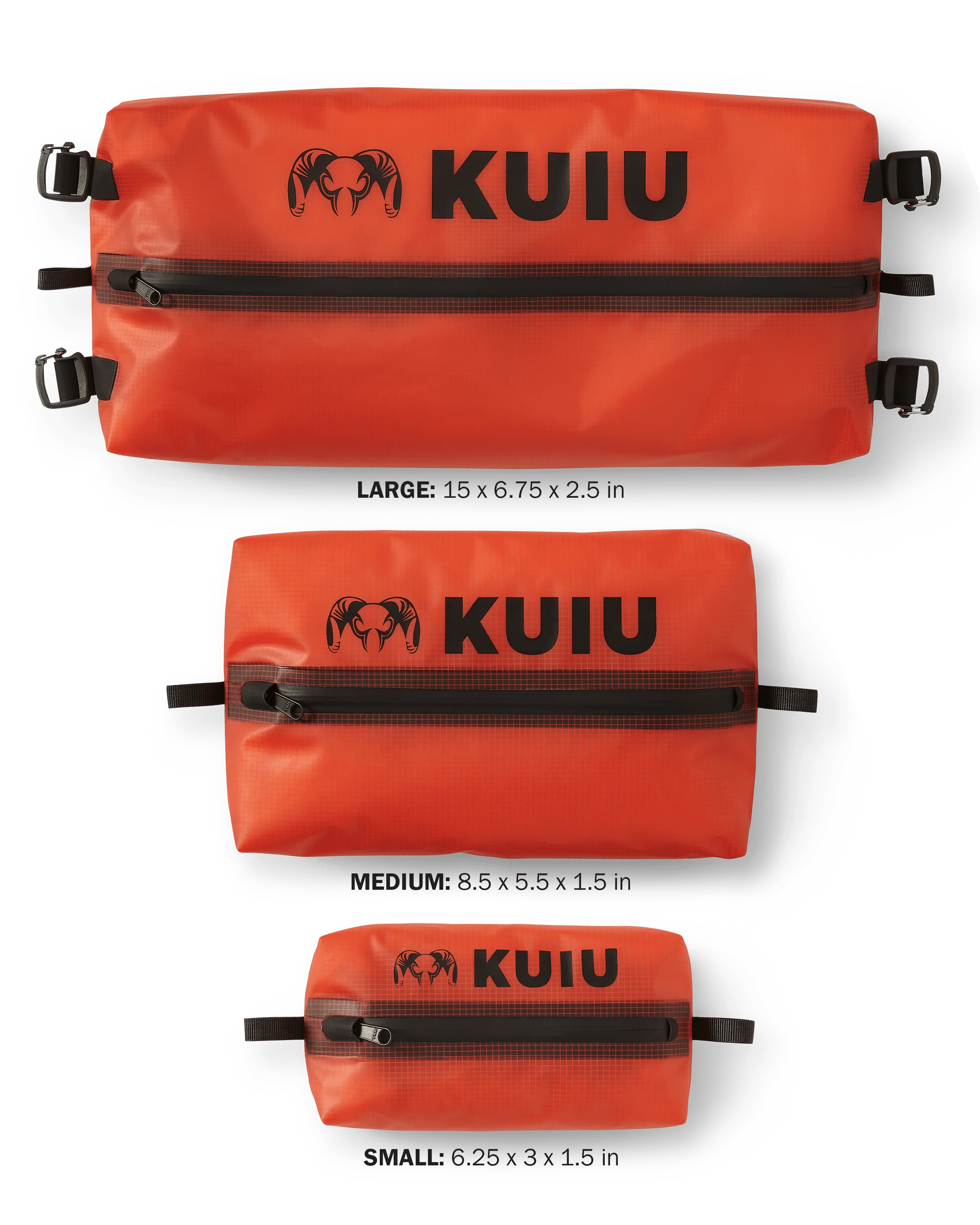 HD Zip Dry Bag | Blaze Orange