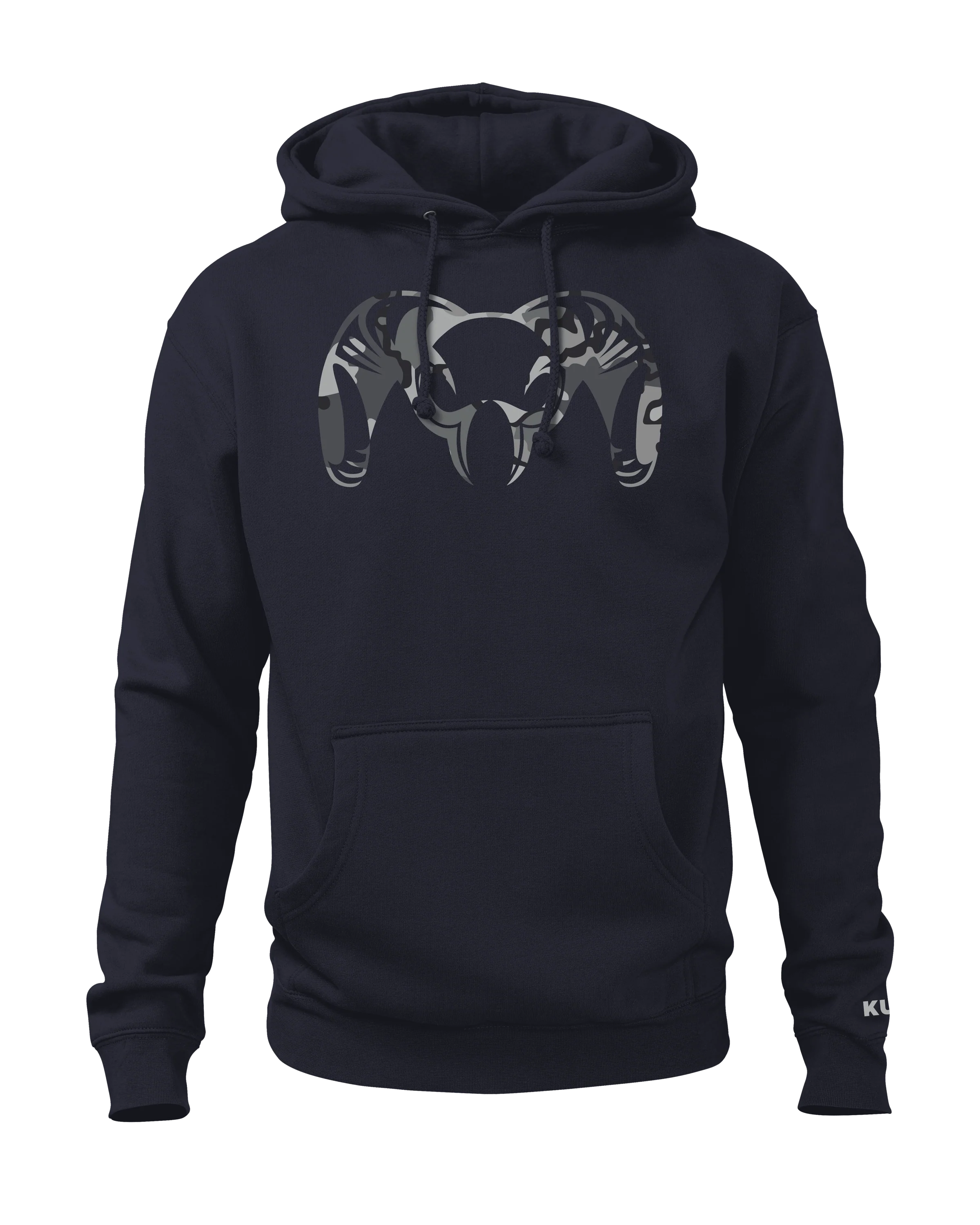 Vias Storm Big Ram Hoodie | Navy