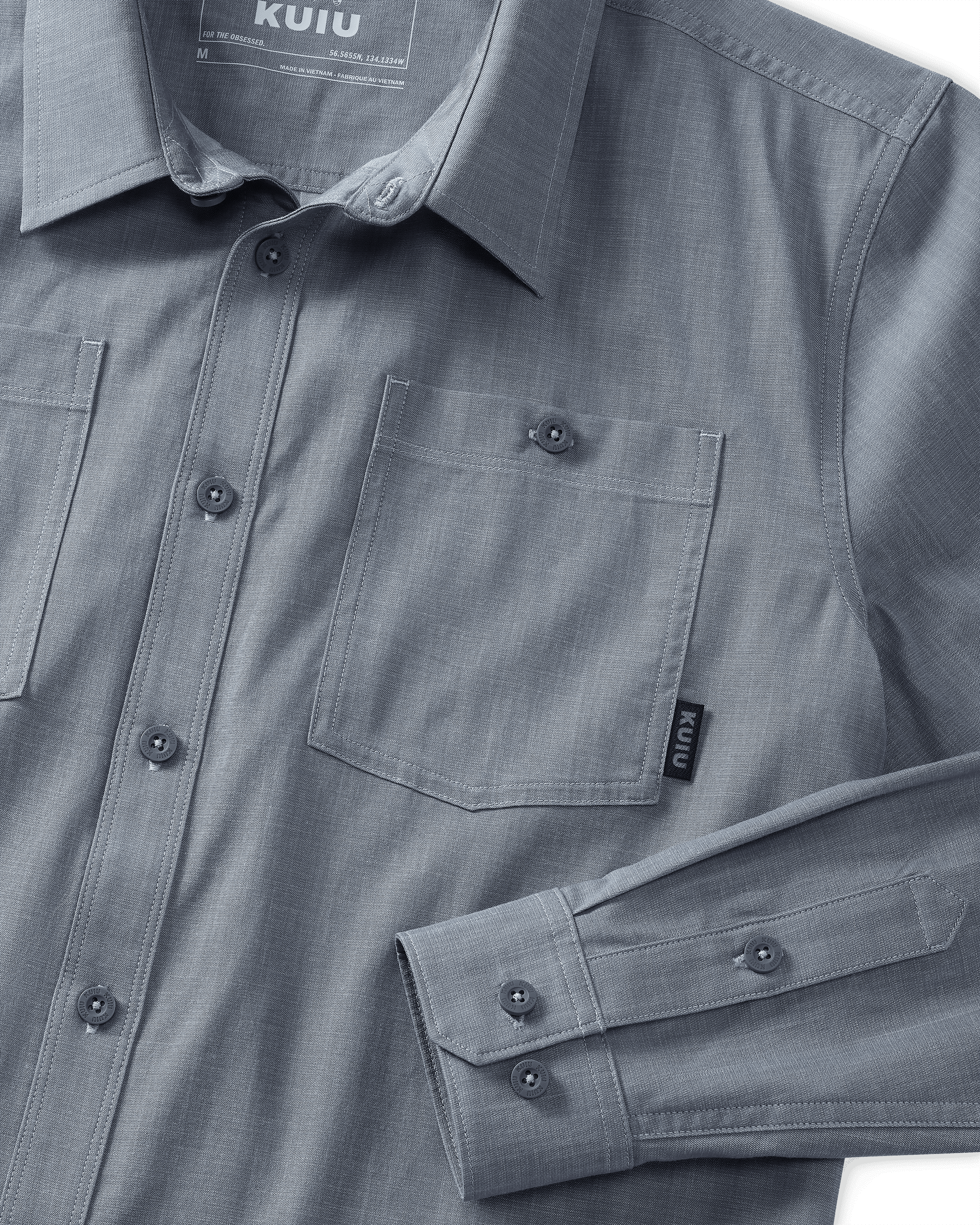 Terrace LS Shirt | Storm Chambray