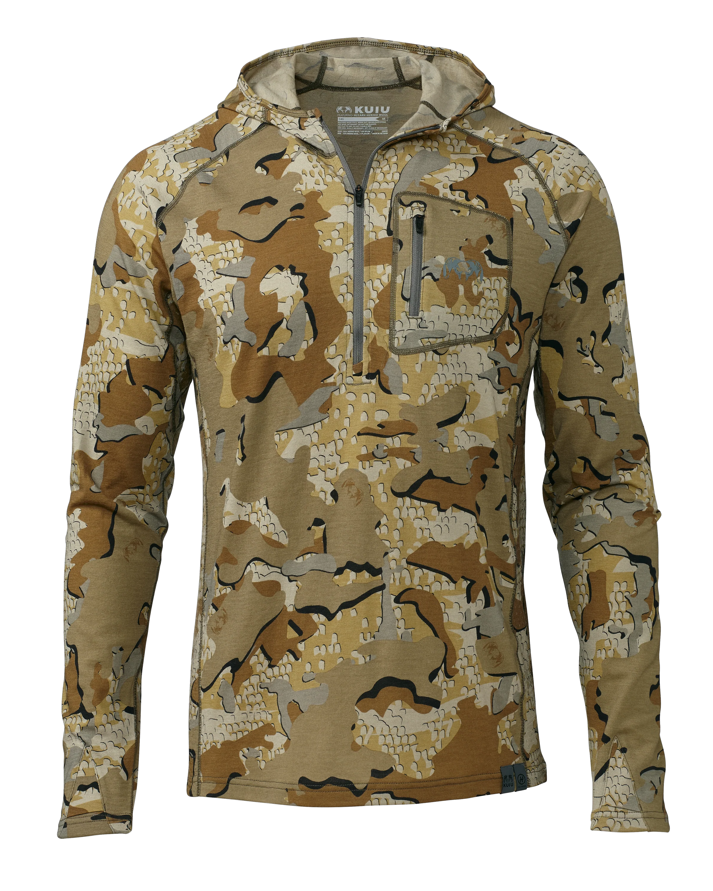 ULTRA Merino 145 Zip-T Hunting Hoodie | Valo