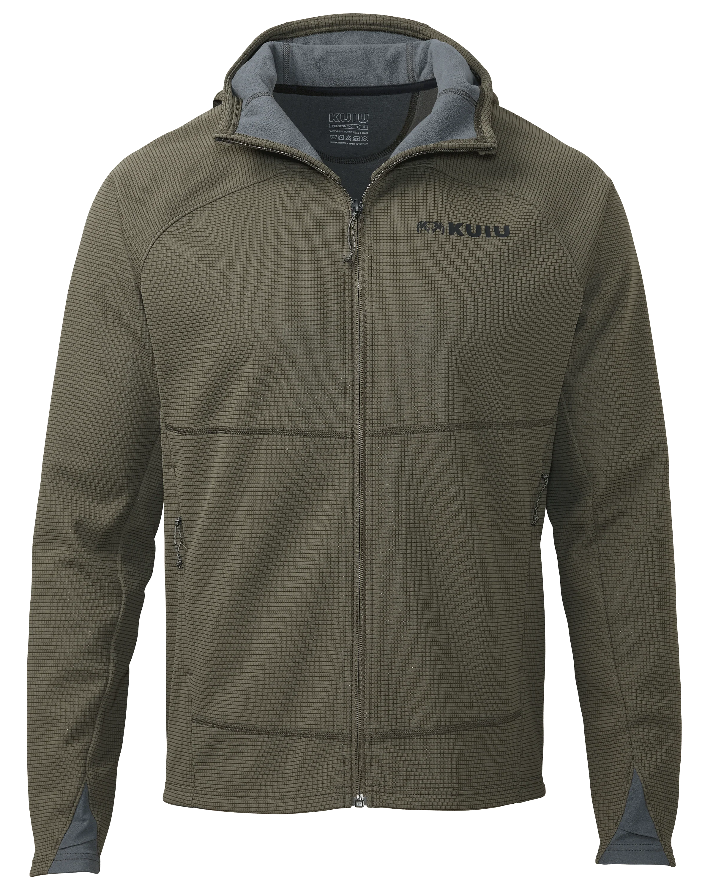 Peloton 240 Full Zip Hoodie | Ash