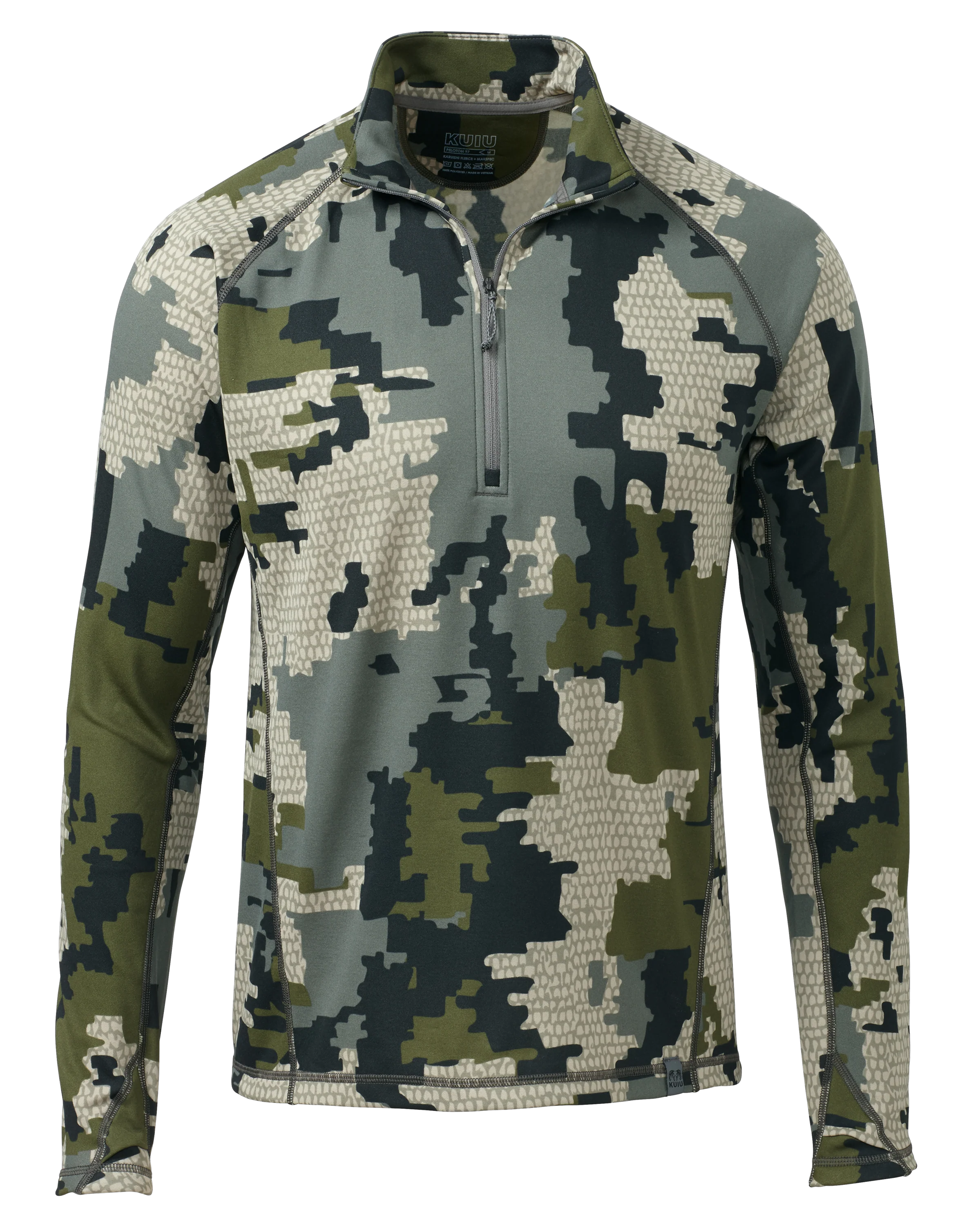 Peloton 97 Fleece Zip-T | Verde