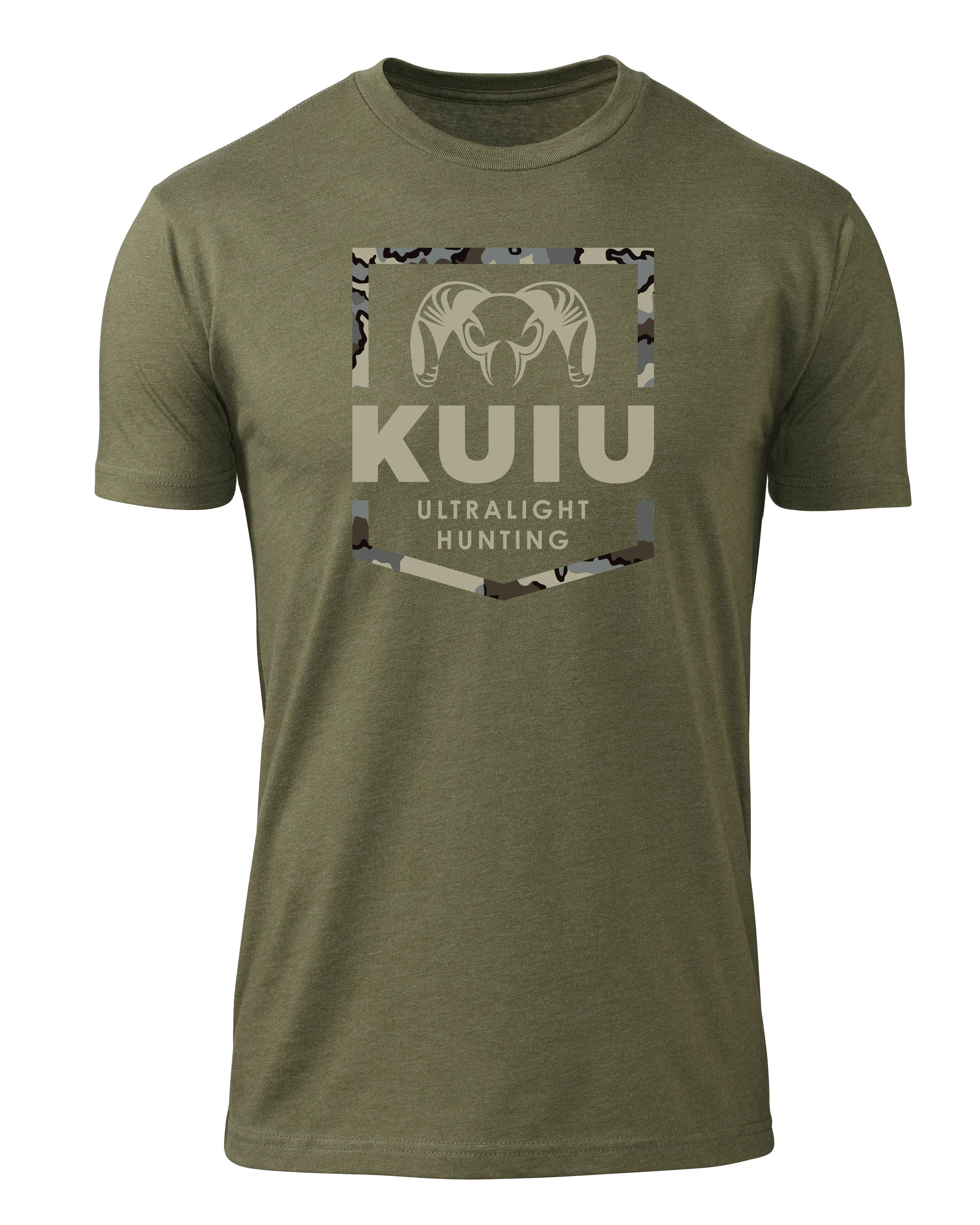 KUIU Vias Shield T-Shirt | Military Green