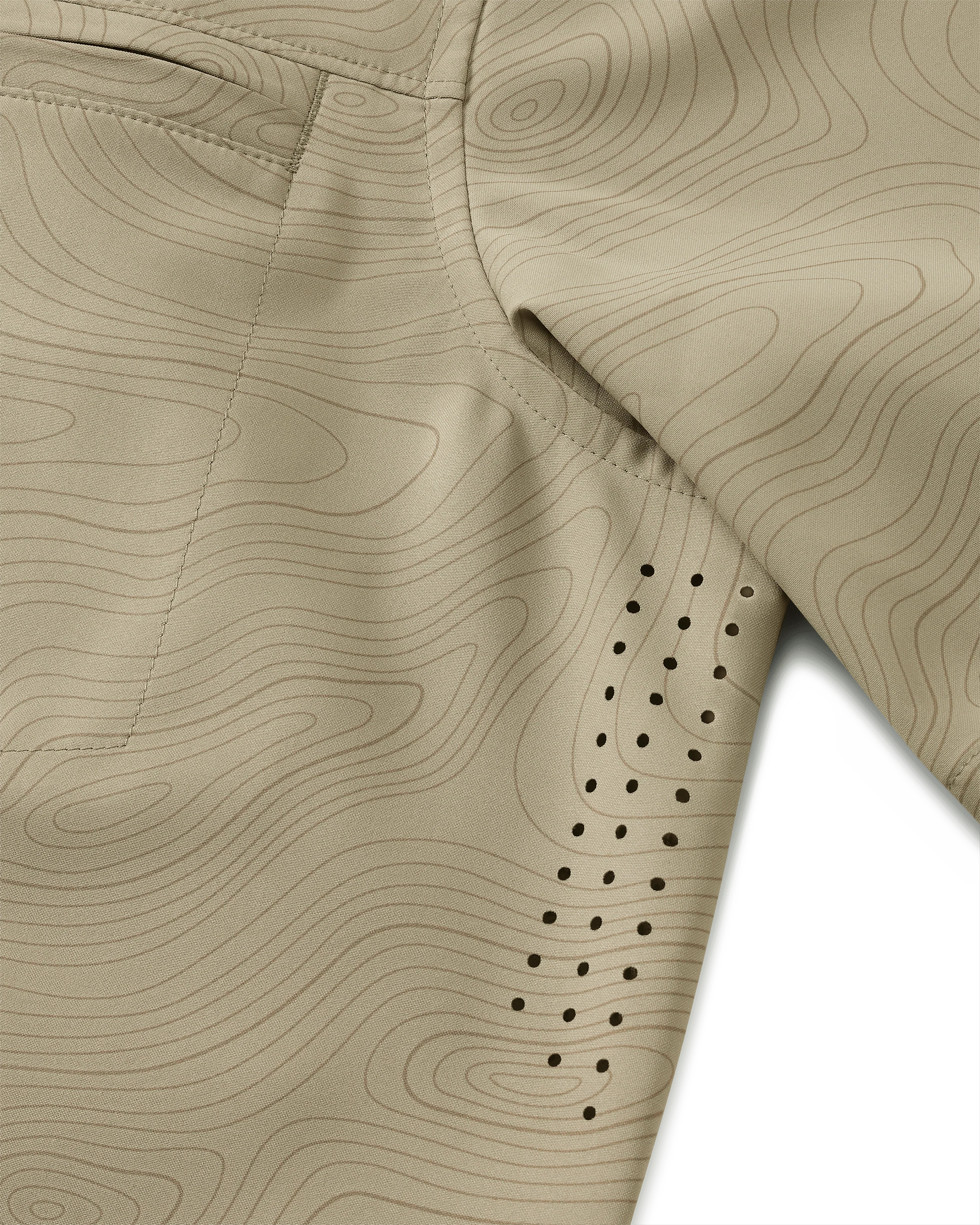 Mesa Vented SS Snap Shirt | Bone Topo Print