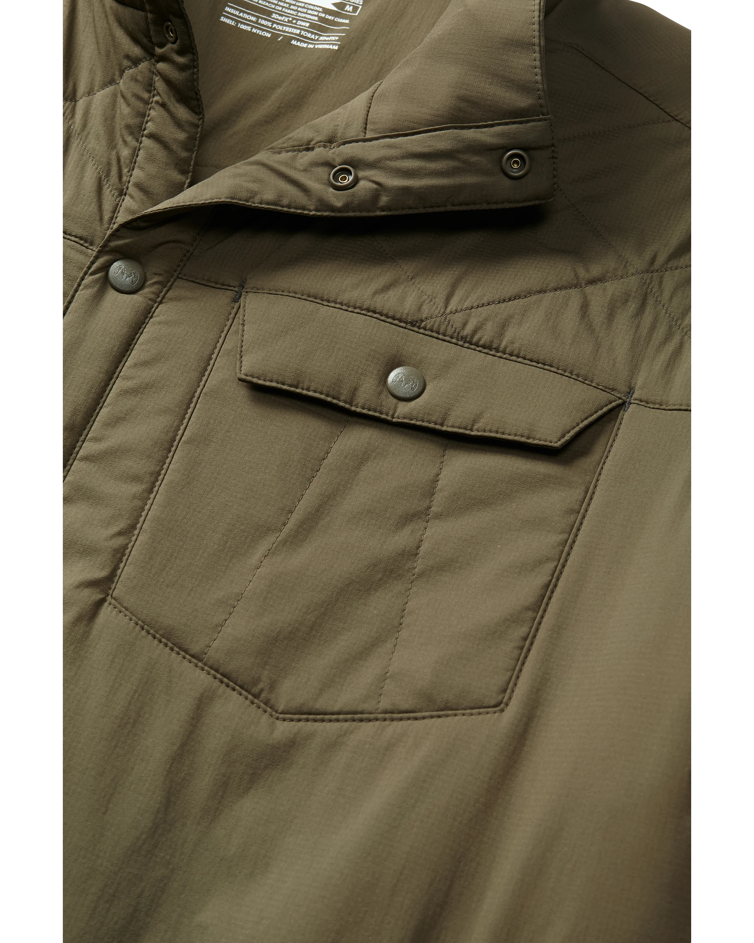 Base Camp Insulated Snap Shirt | Ash