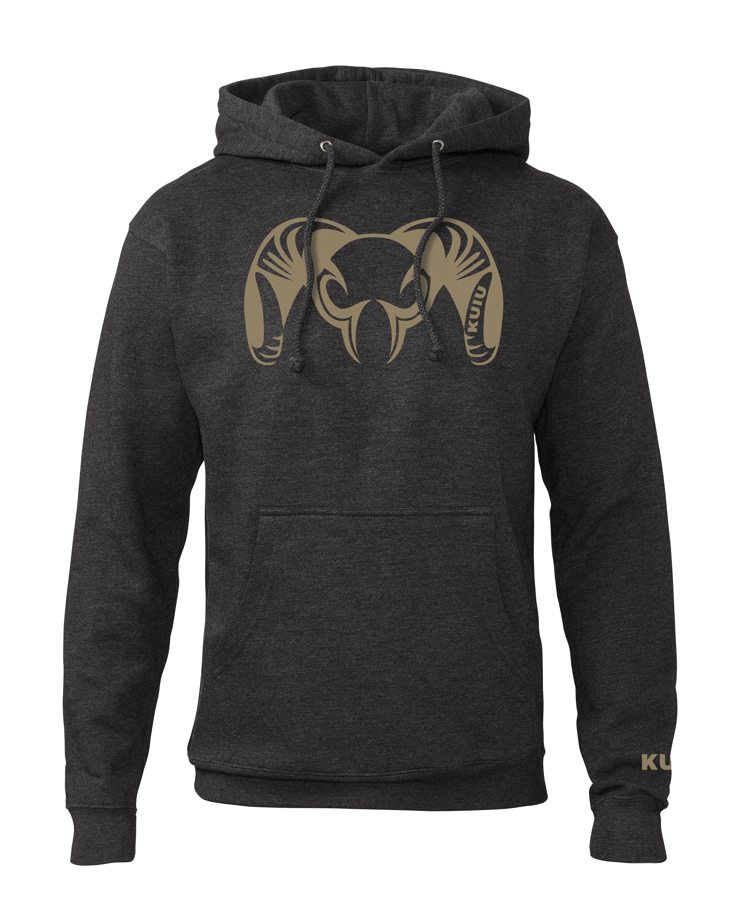 KUIU Engraved Big Ram Hoodie | Charcoal