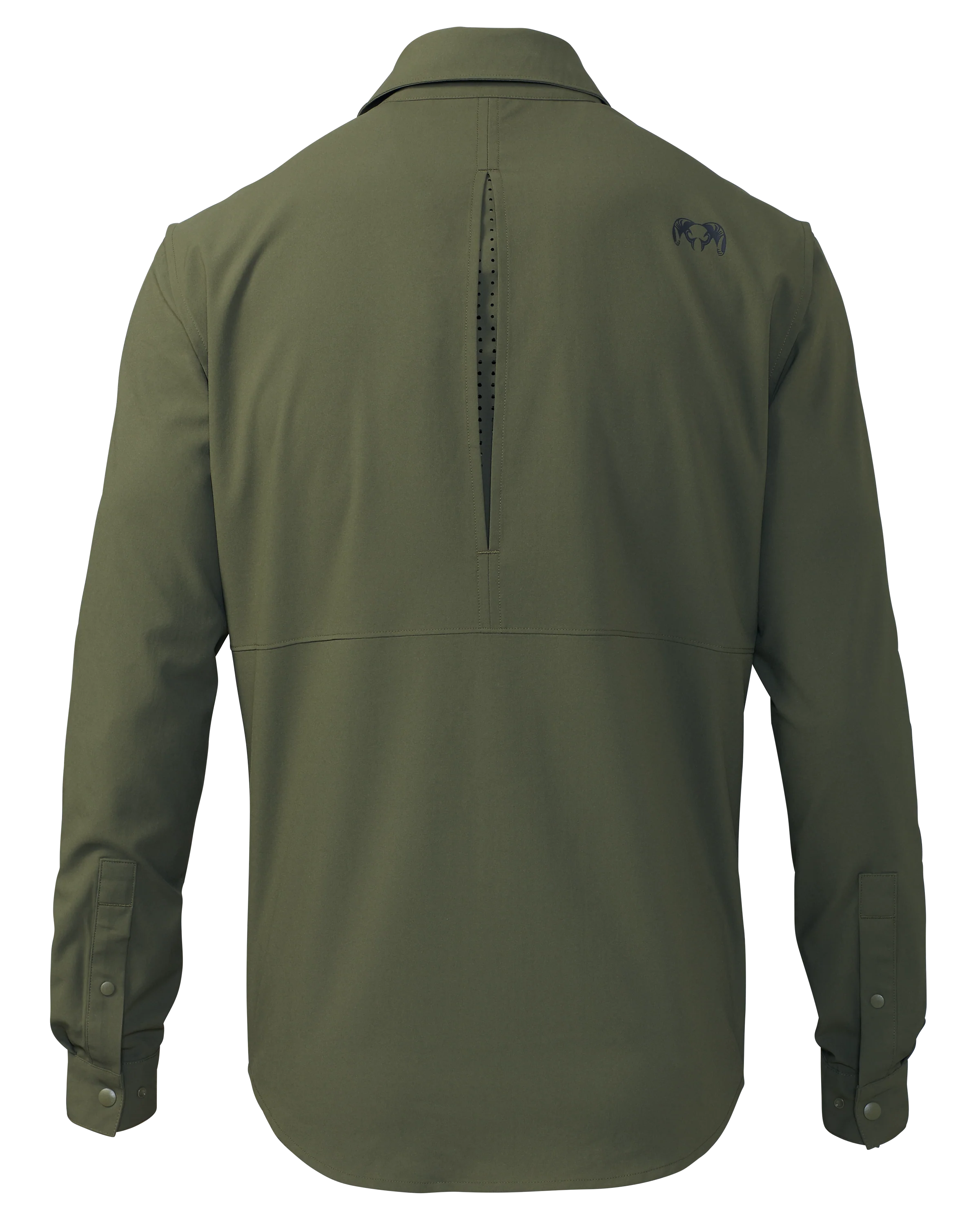 Mesa Vented LS Snap Shirt | Olive