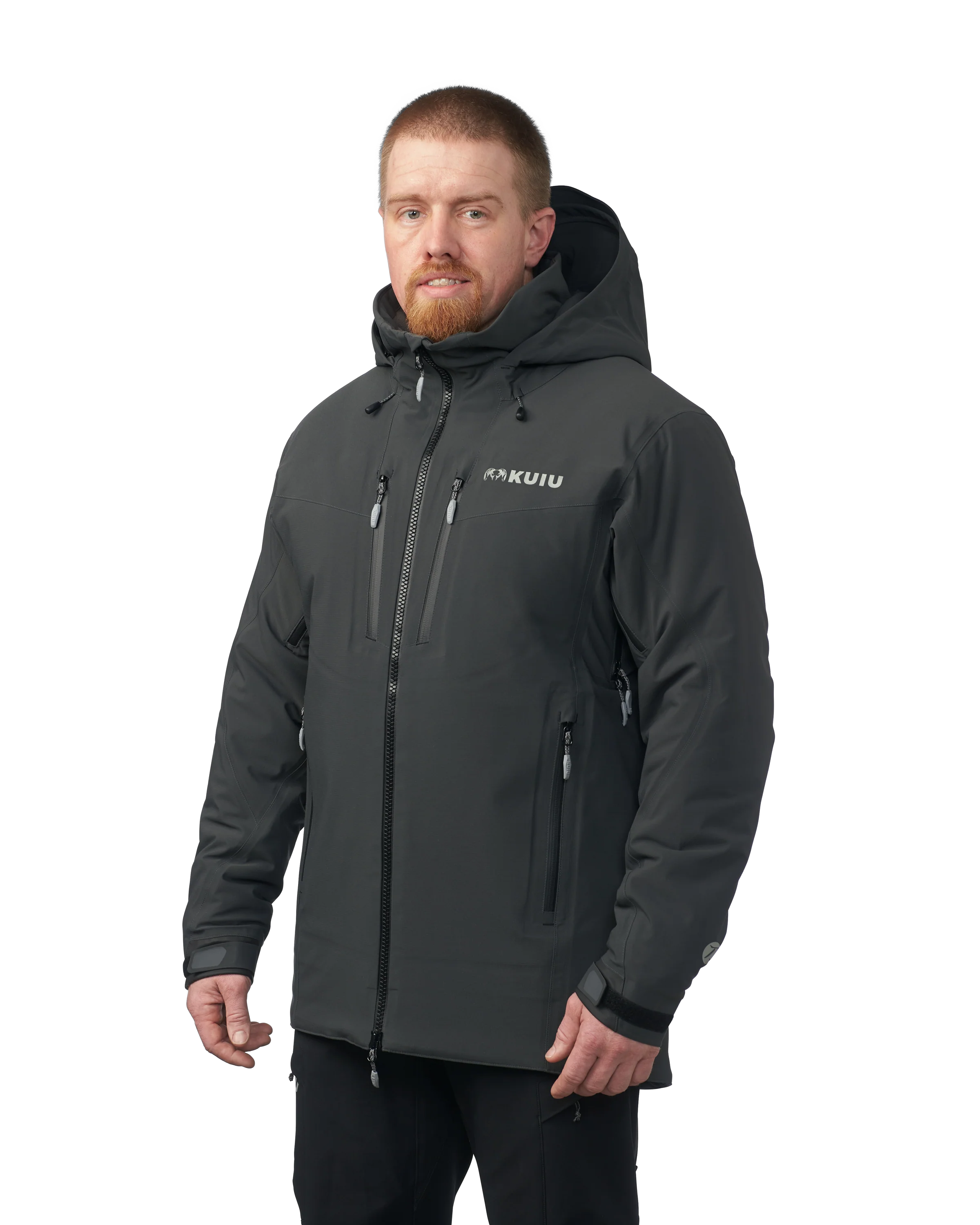 KUIU Kutana Gale Force Hooded Jacket | Gunmetal