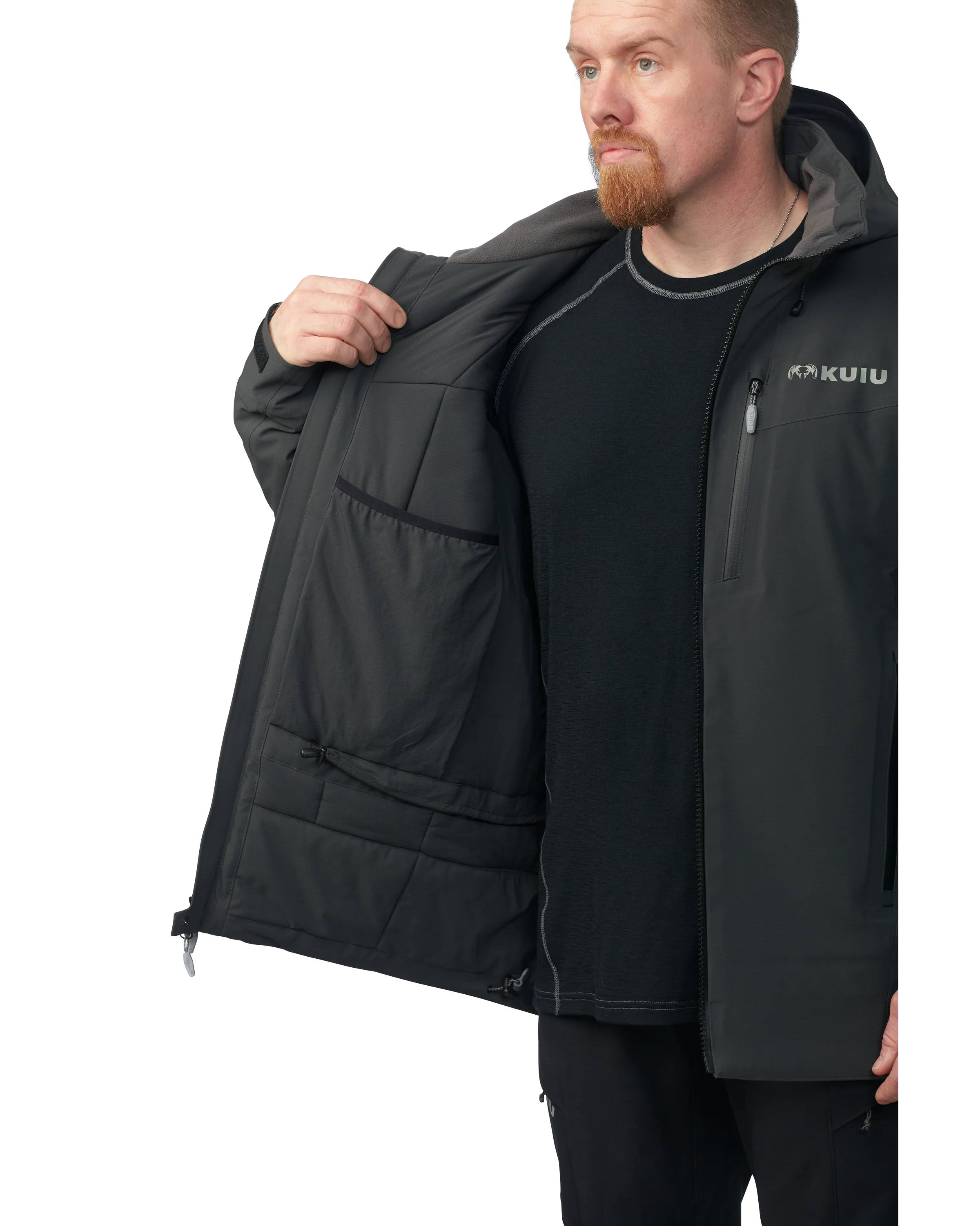 KUIU Kutana Gale Force Hooded Jacket | Gunmetal