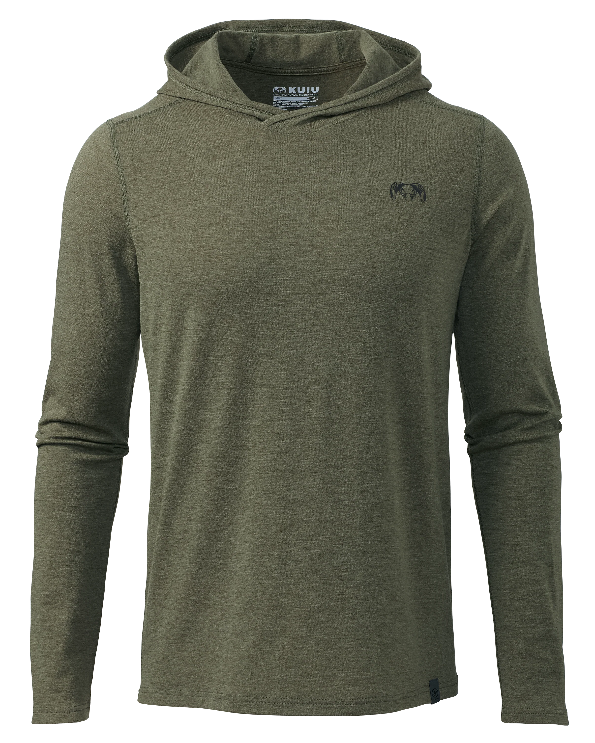 ULTRA Merino 120 LT LS Hoodie | Olive