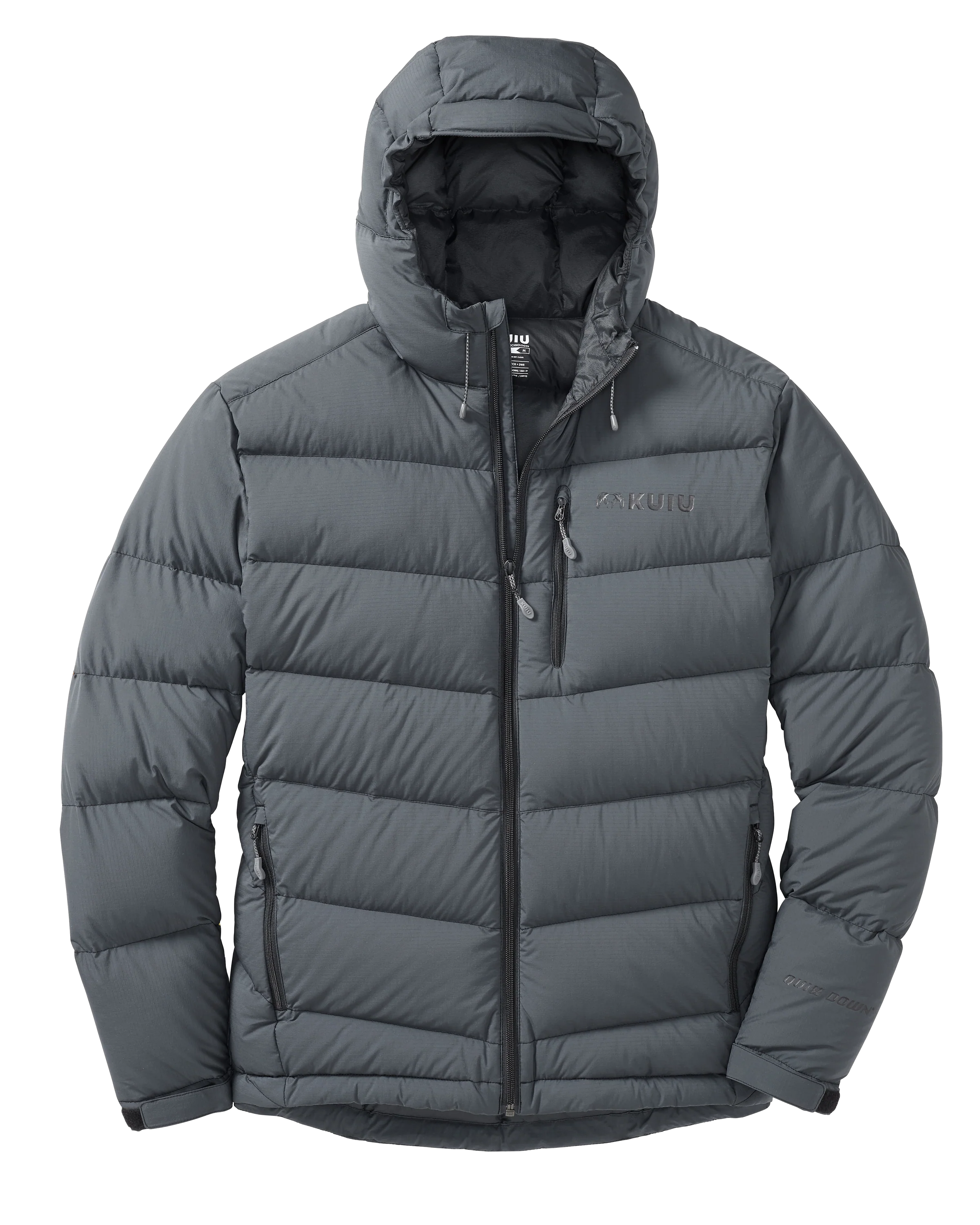Super Down PRO Hooded Jacket | Gunmetal