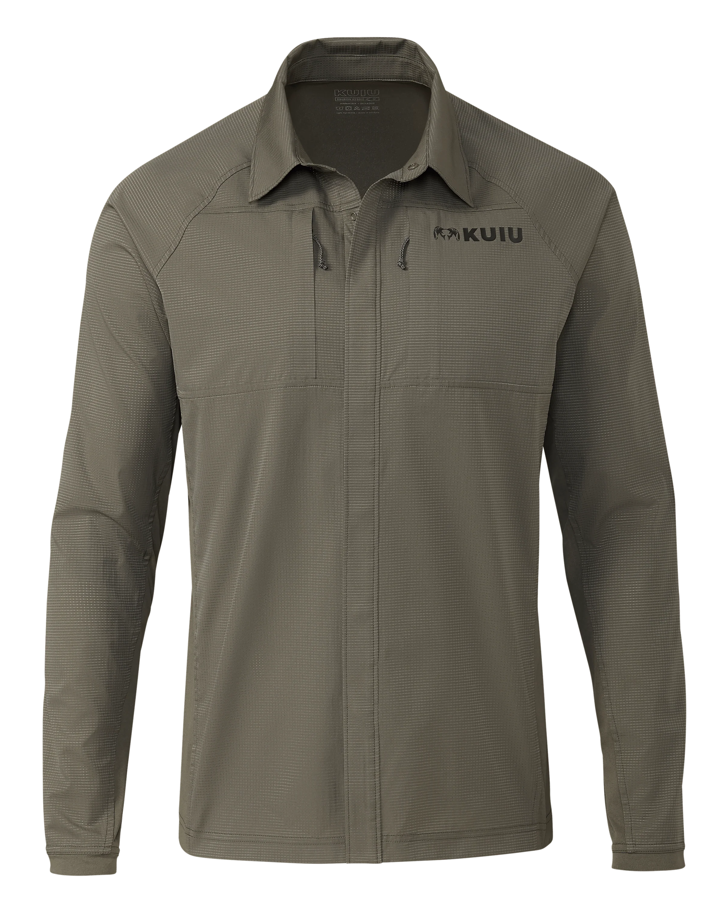 Tiburon Hybrid Snap Shirt | Ash