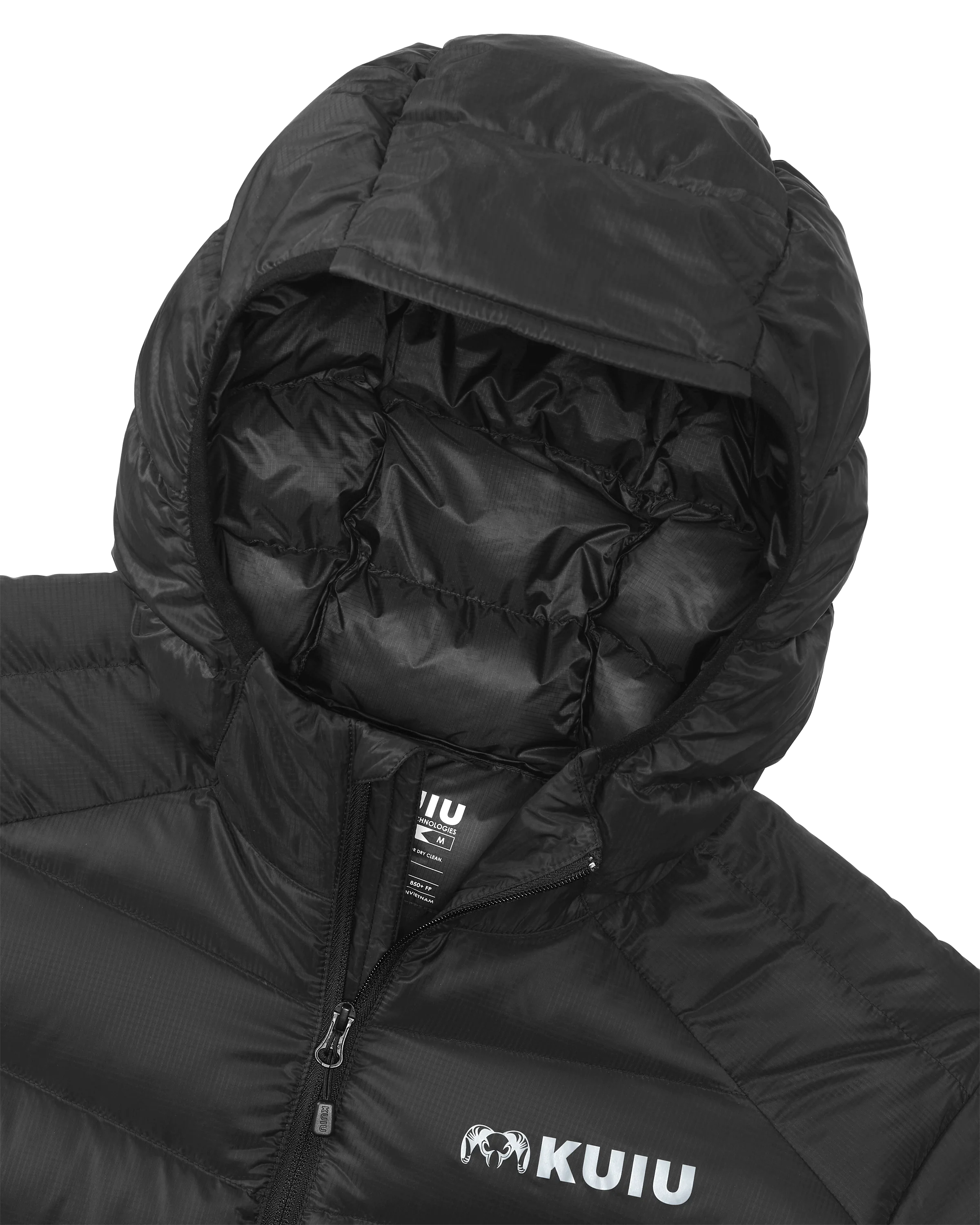 Super Down LT Hooded Jacket | Black