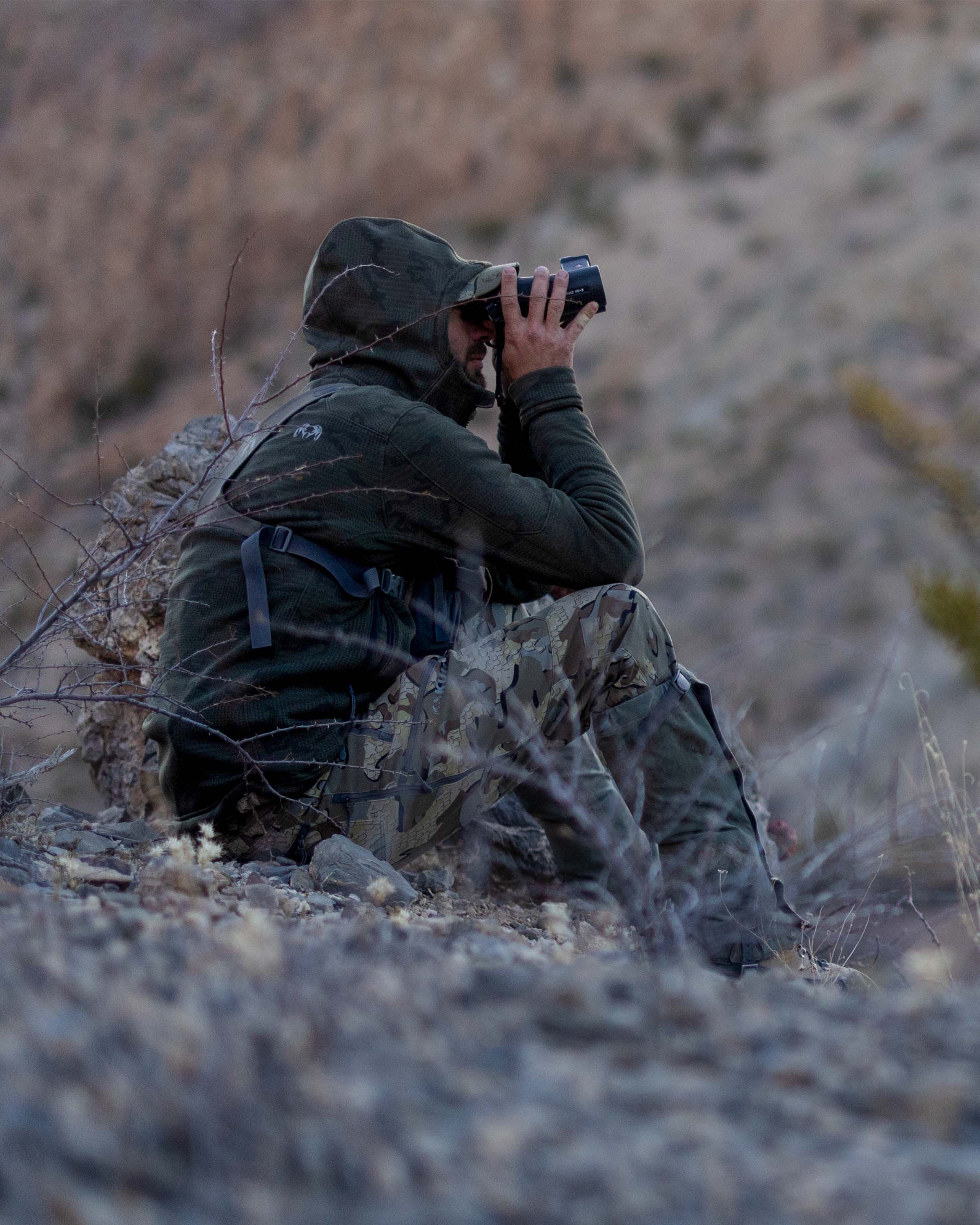 Ridgepoint Fleece Full Zip Hoodie | Gunmetal