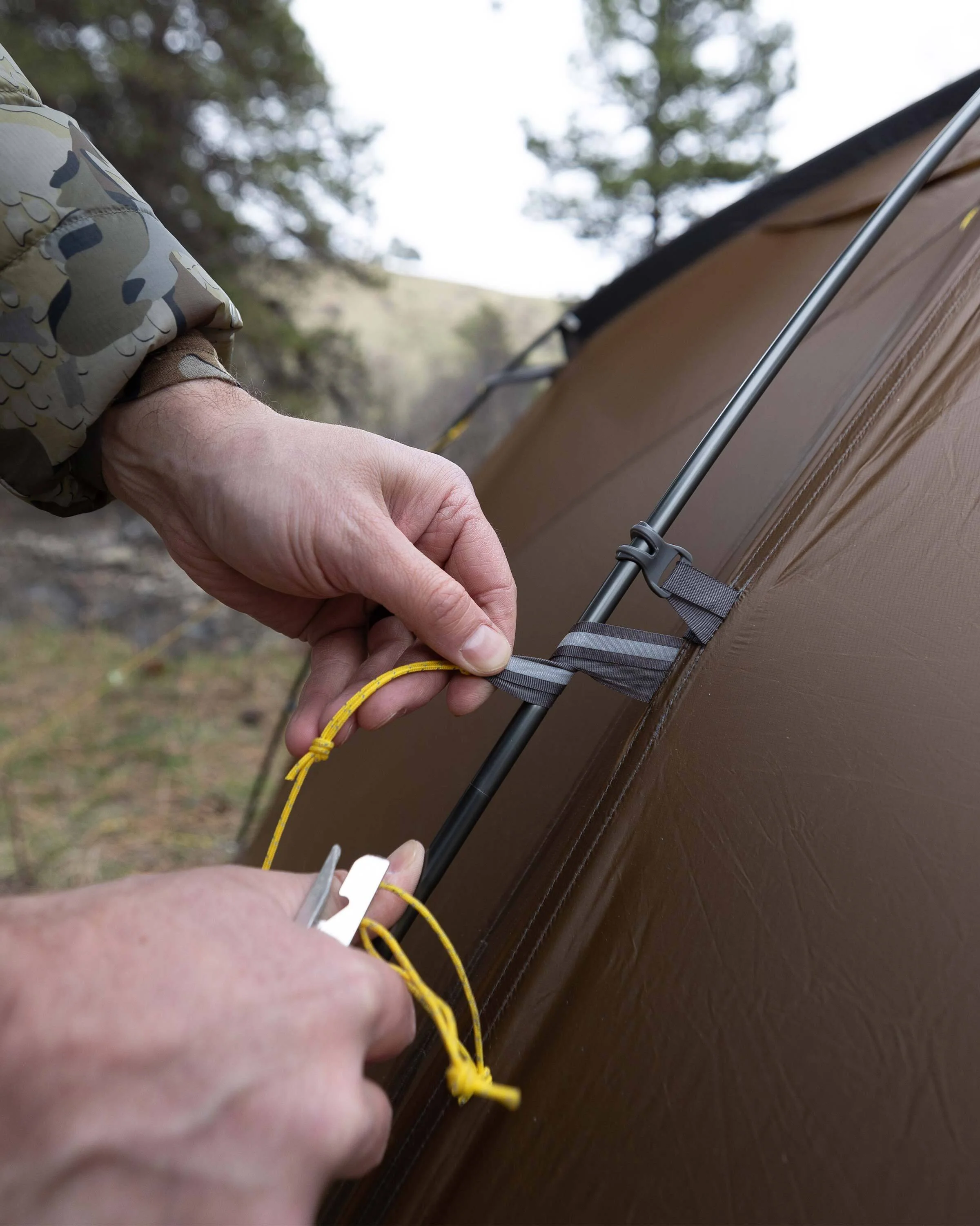 Mountain Star 3 Person Tent Set | Gunmetal-Camel