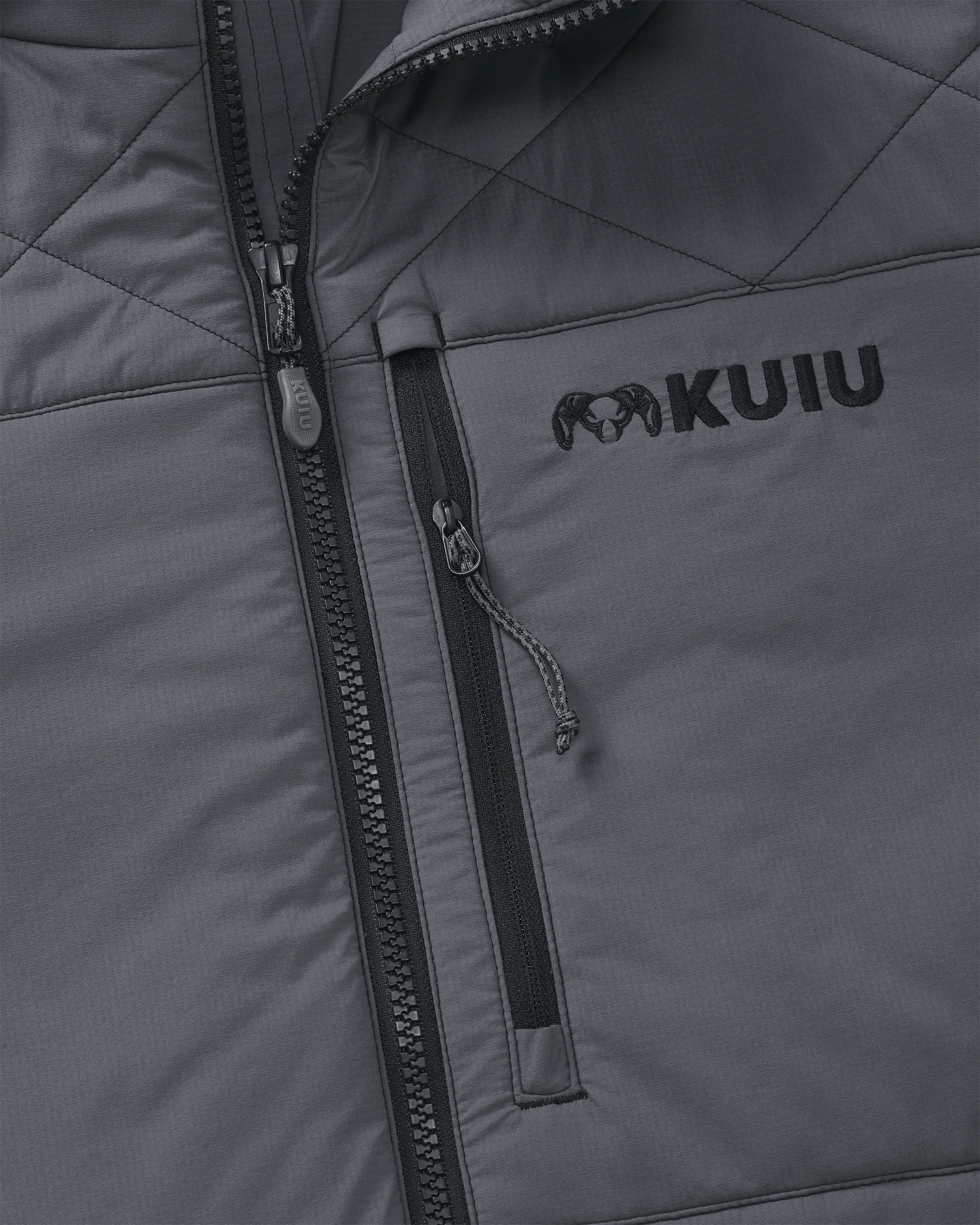 Granby Hooded Jacket | Gunmetal