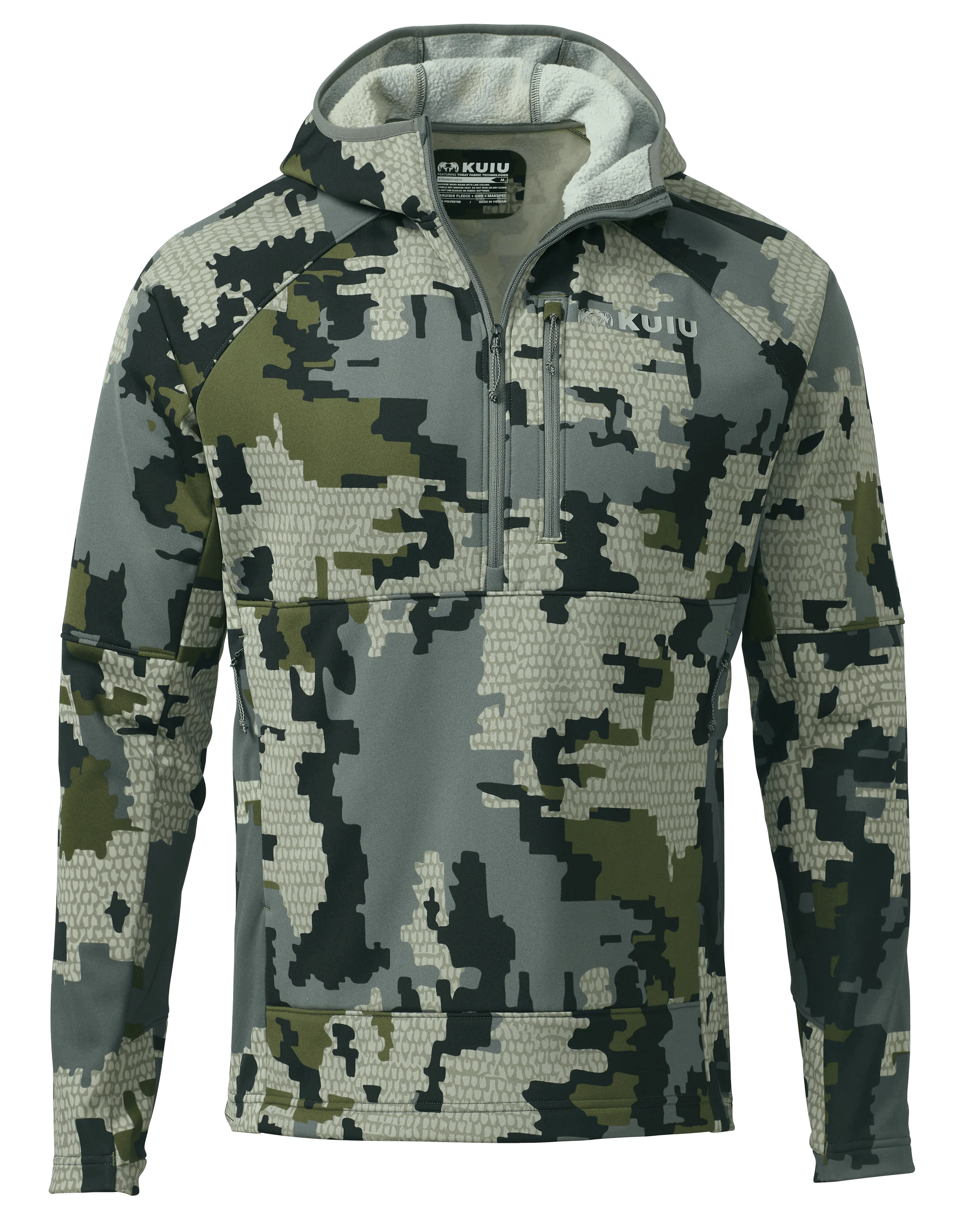 StrongFleece 235 Zip-T Hoodie | Verde