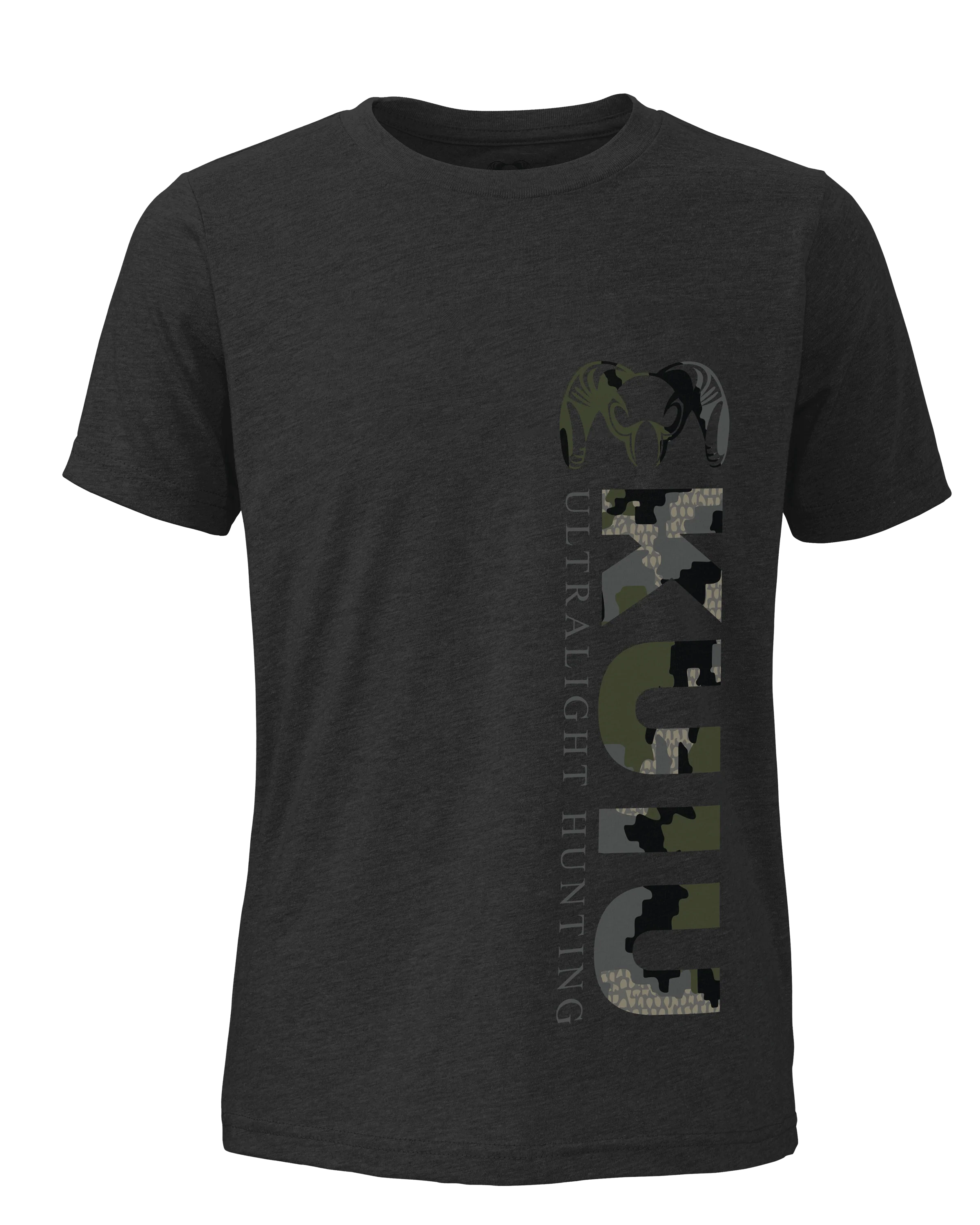 Youth Camo Vertical T-Shirt | Verde