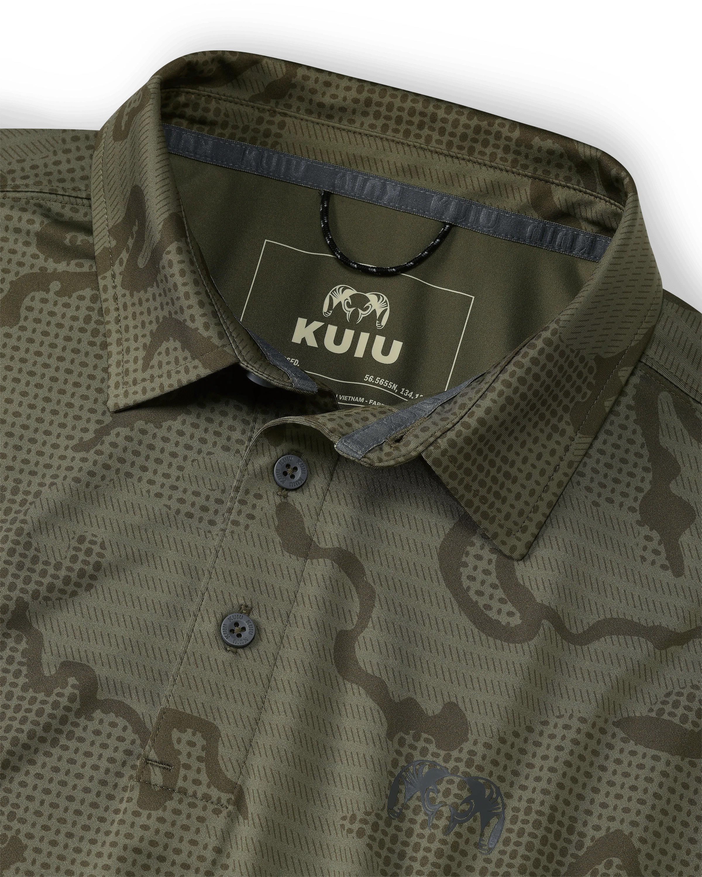 KUIU Performance Polo | Dark Sage Tonal