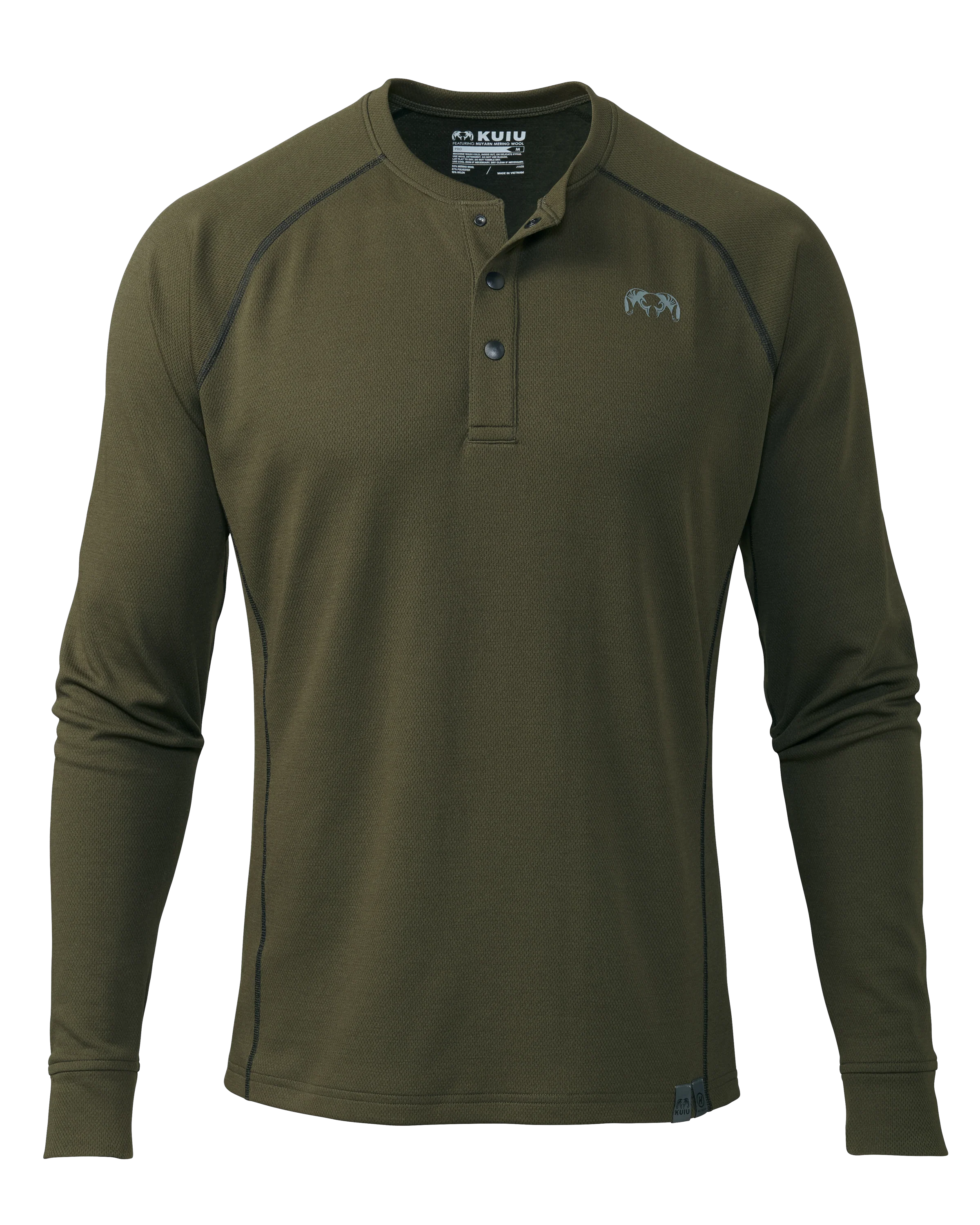 PRO Merino 200 Henley | Loden