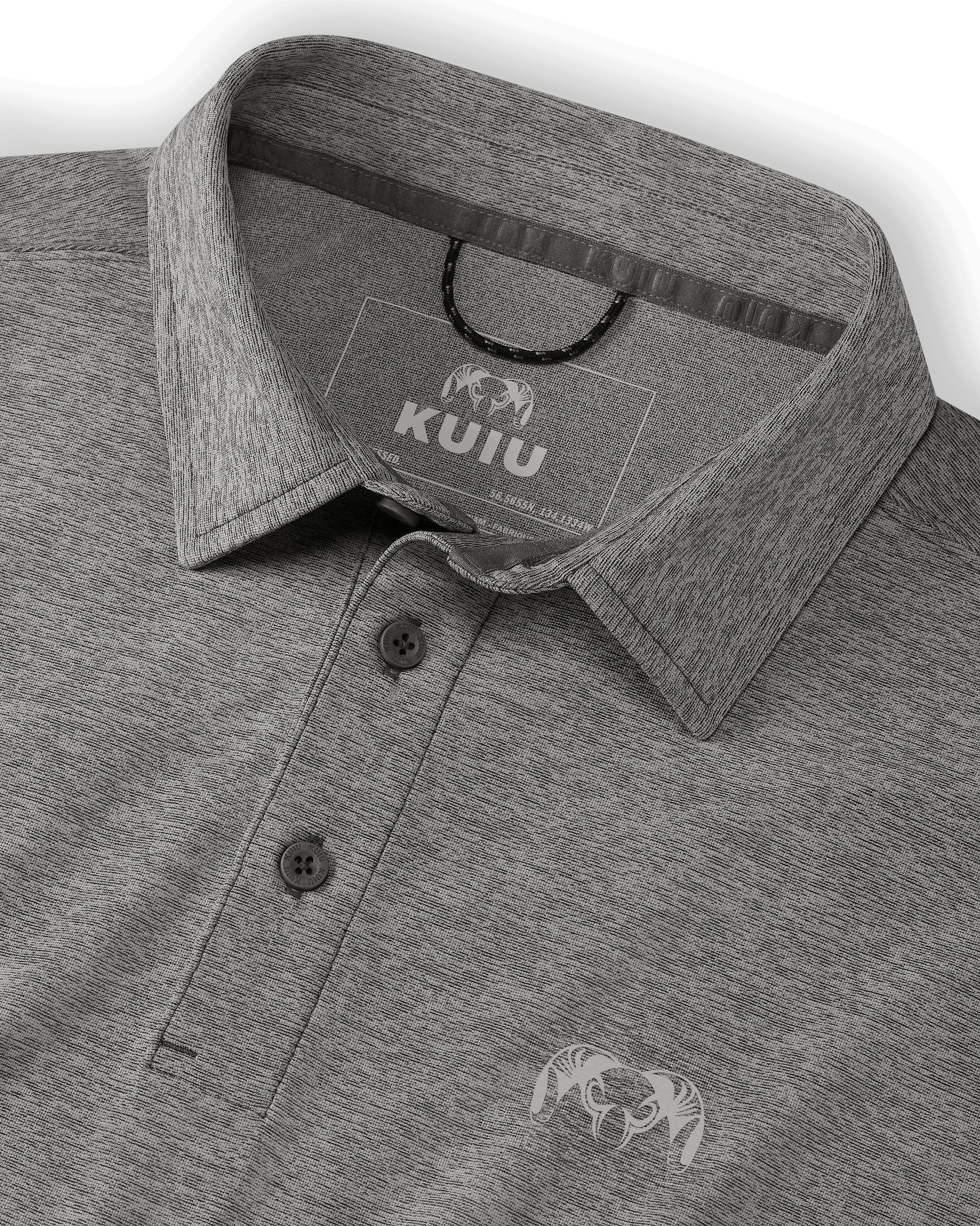 KUIU Performance Polo | Heather Gunmetal