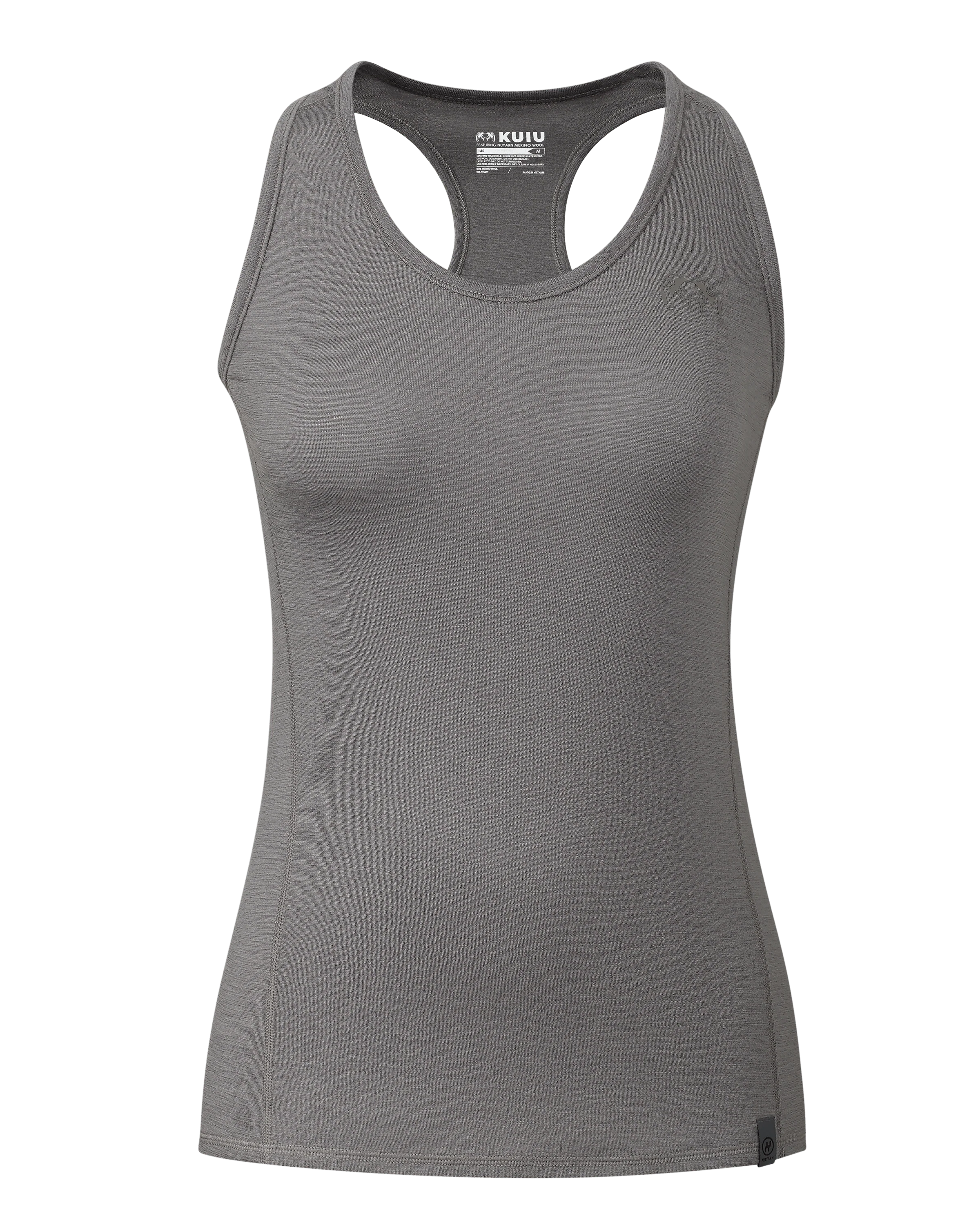 Women's ULTRA Merino 145 Racerback Tank | Warm Grey