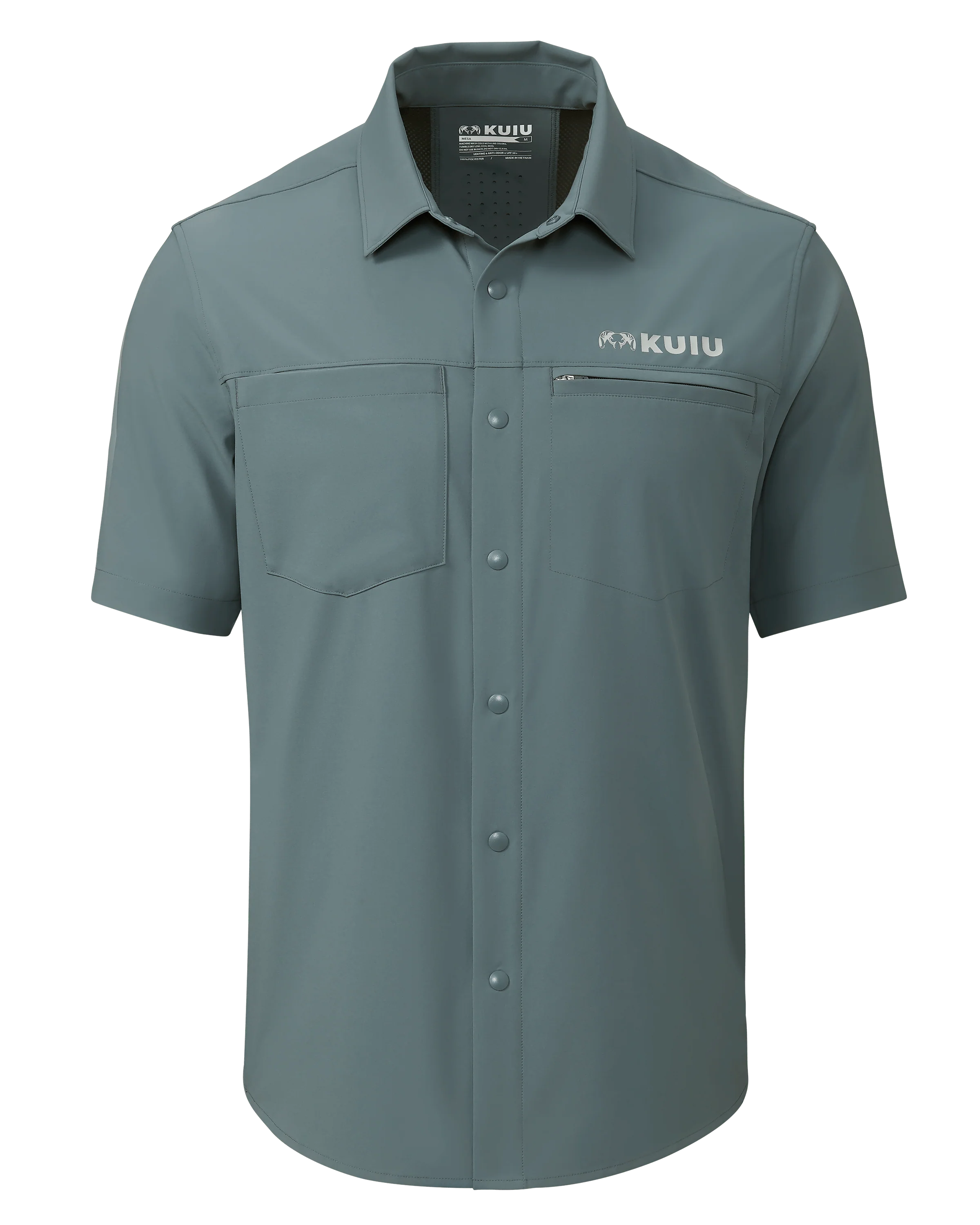 Mesa Vented SS Snap Shirt | Storm