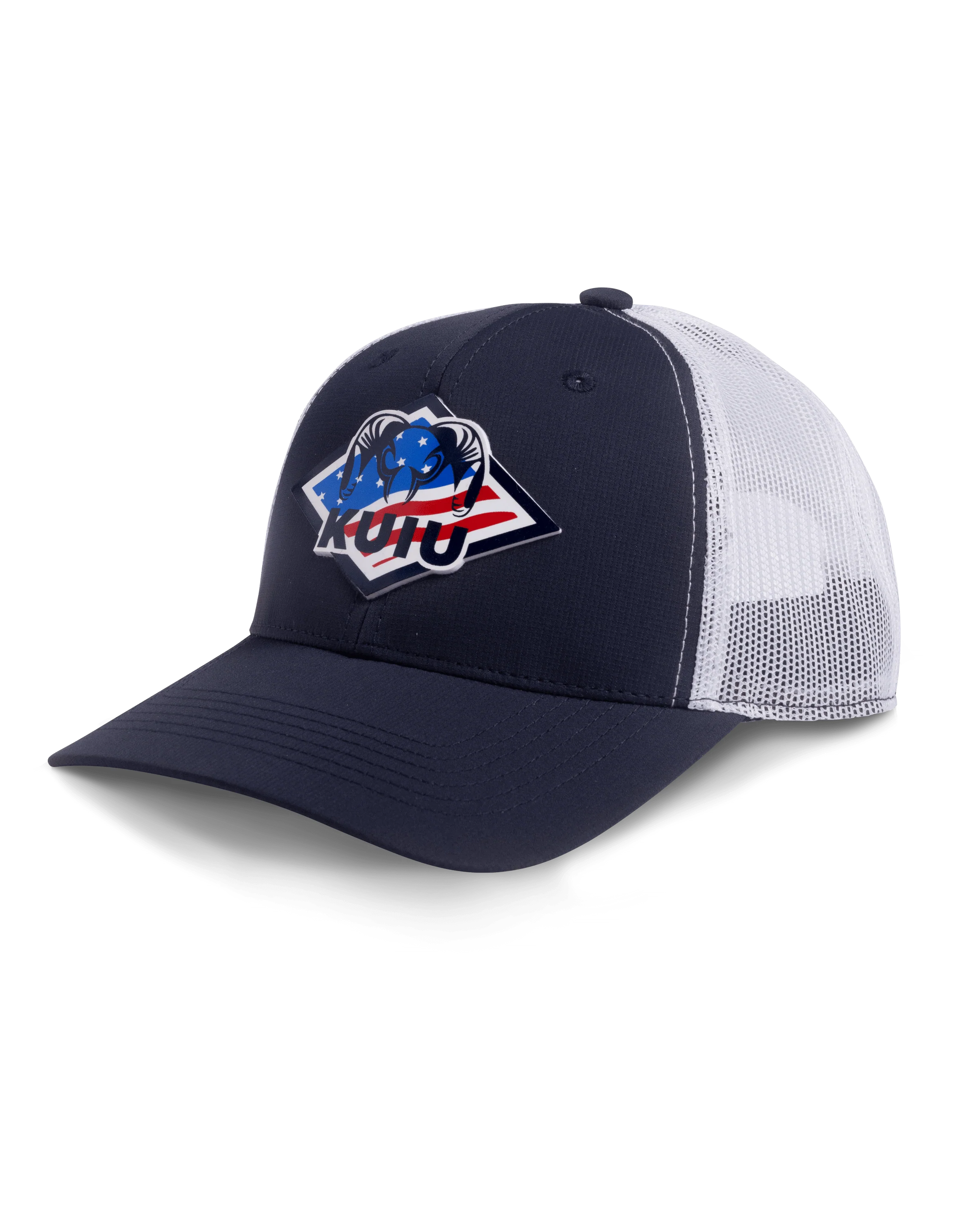 KUIU Diamond Flag Hat | Navy/White
