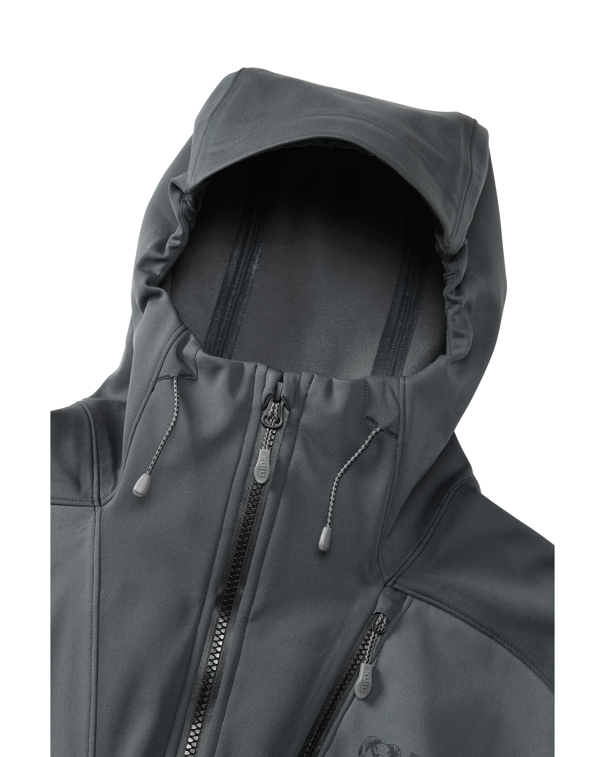 Axis Hybrid Hooded Jacket | Gunmetal-Stone