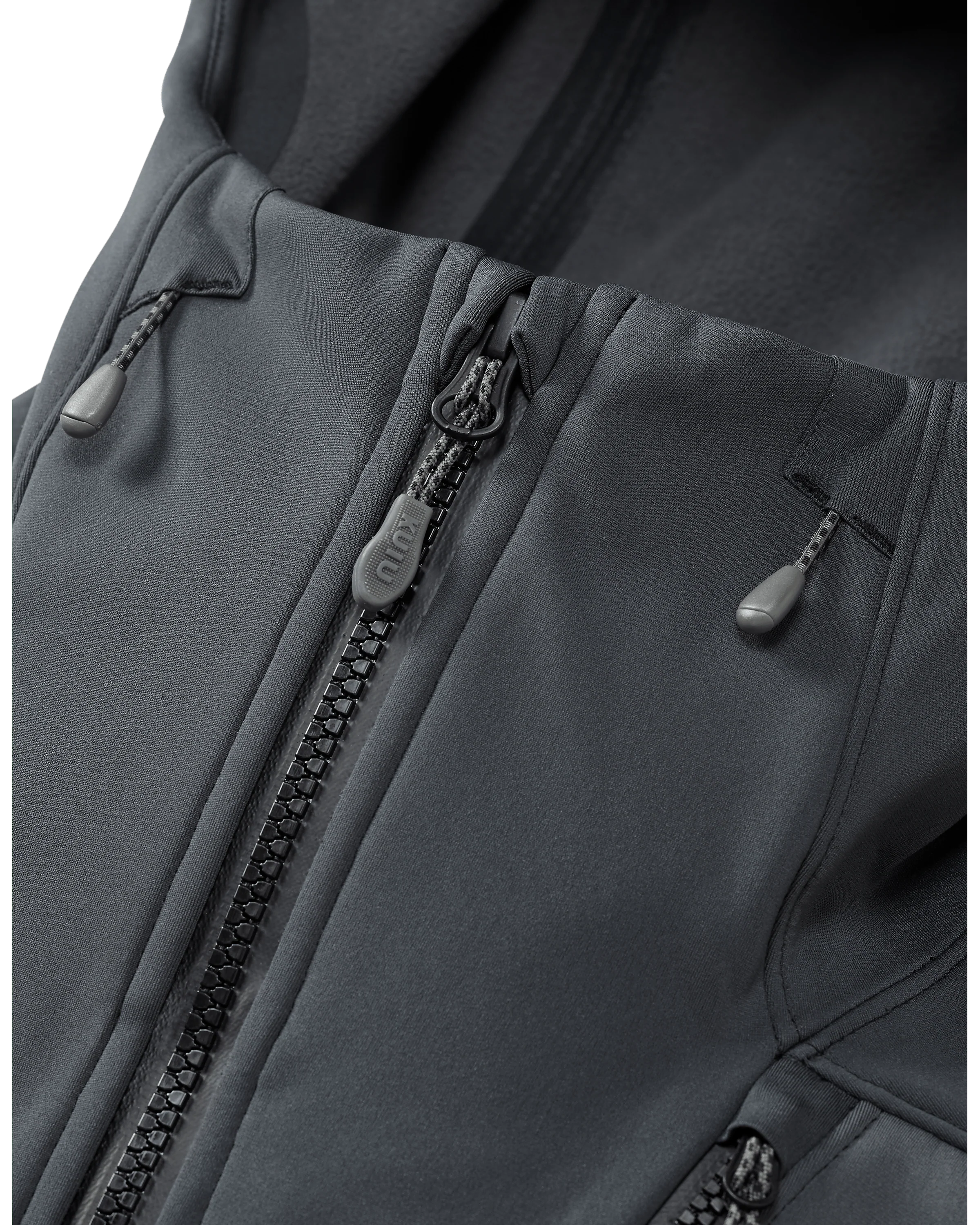 Axis Hybrid Hooded Jacket | Gunmetal-Stone