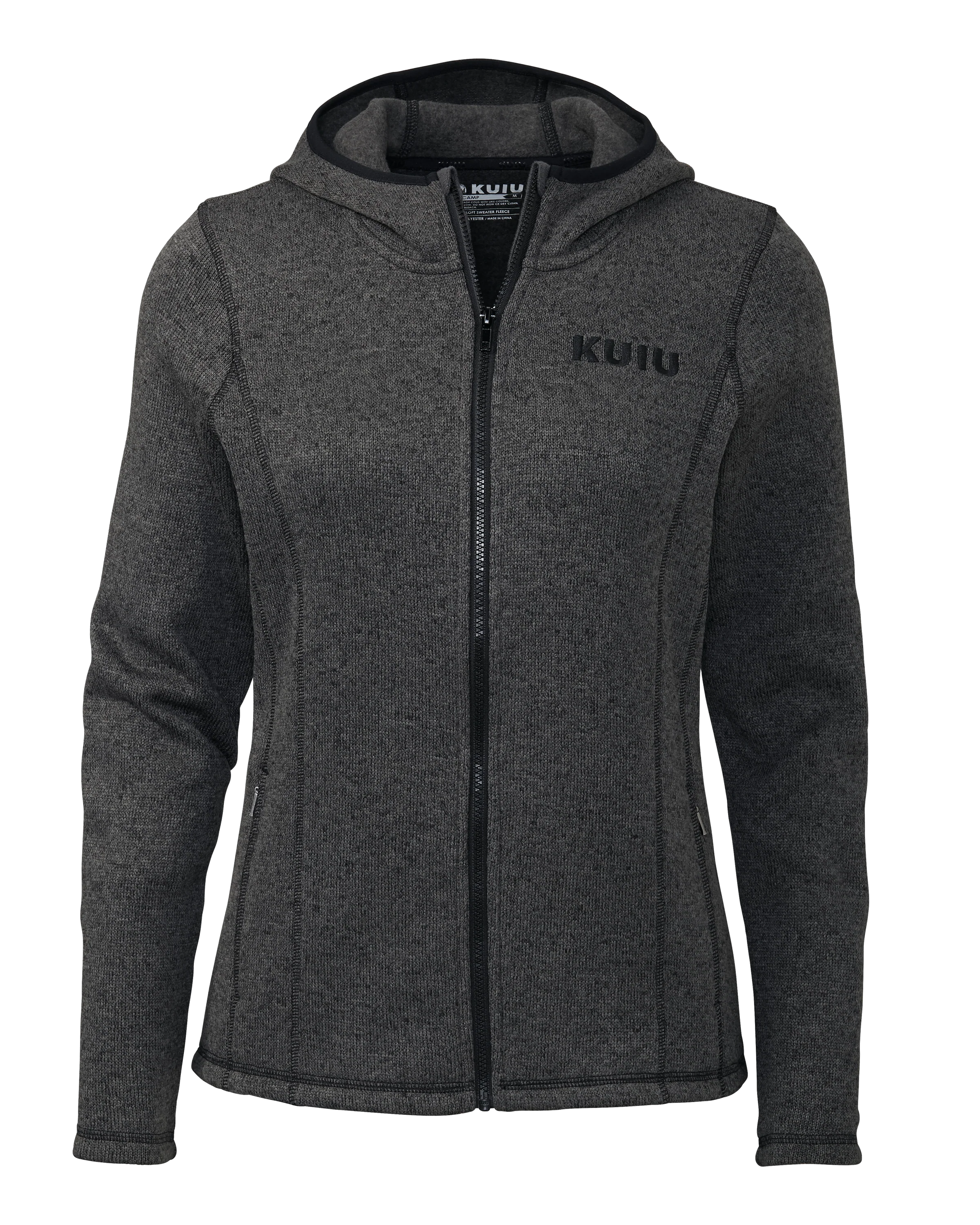 Outlet Women's Base Camp Hooded Sweater | Charcoal