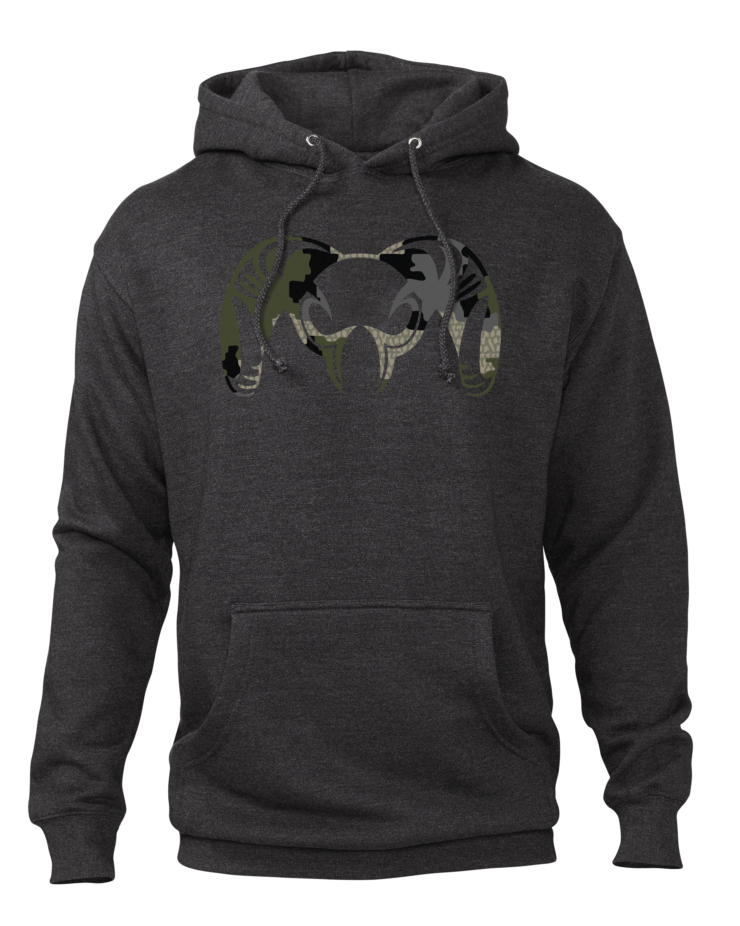 Verde Ram Hoodie | Charcoal