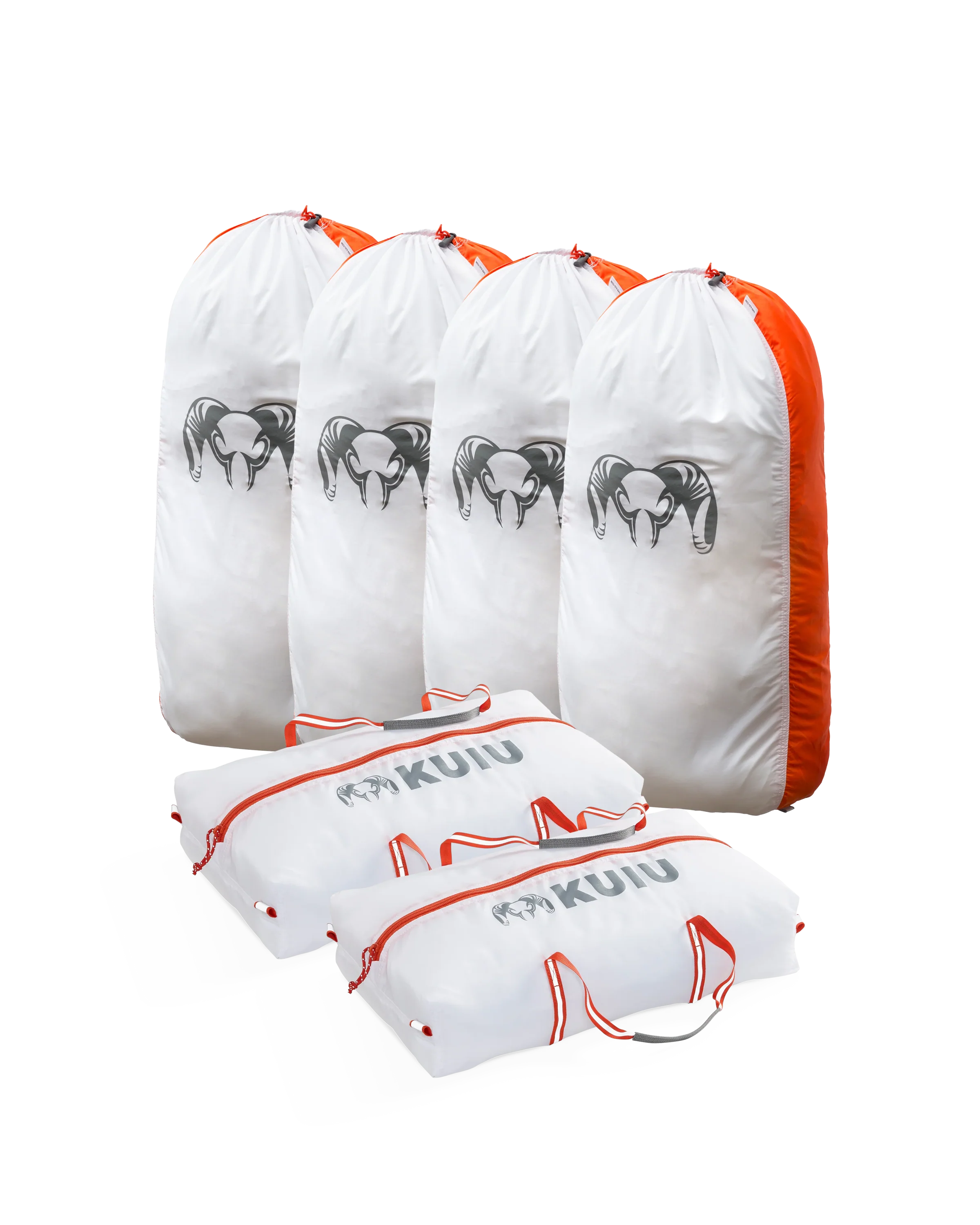 Small Deer/Antelope Game Bag Set | White-Orange