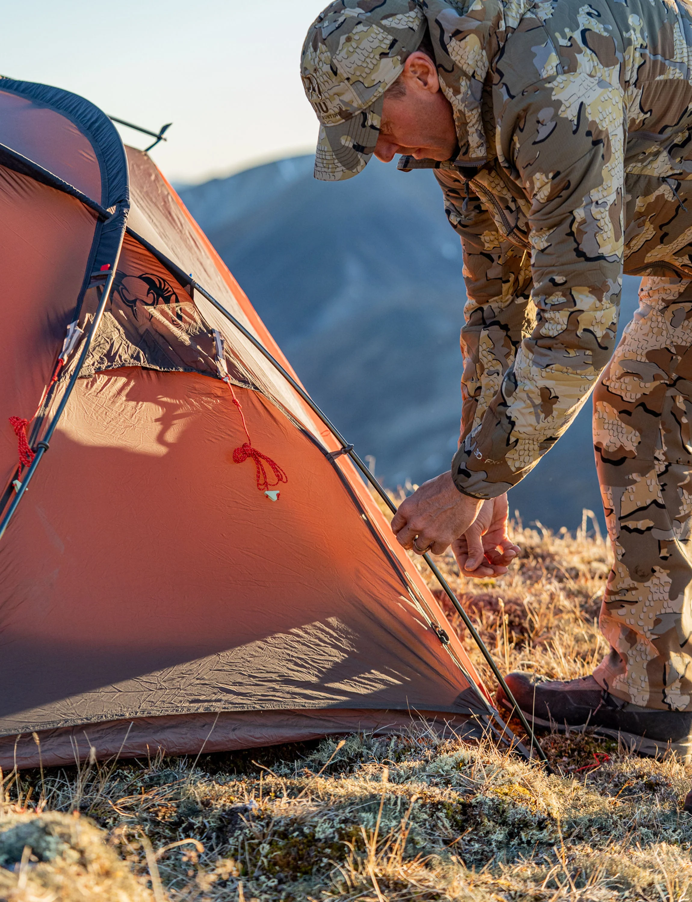 Mountain Star 2 Person Tent Set | Gunmetal-Camel