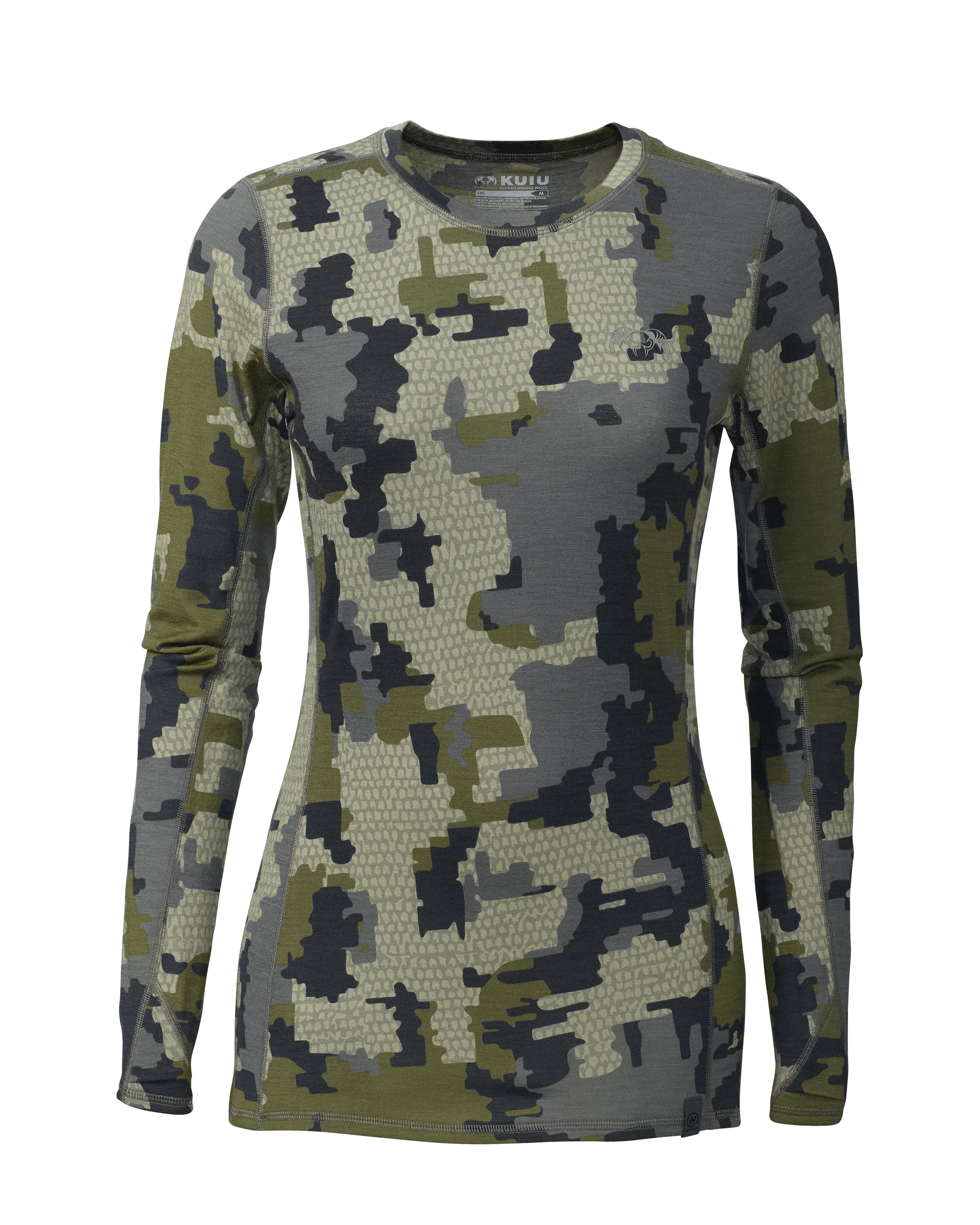 Women's ULTRA Merino 145 LS Crew | Verde