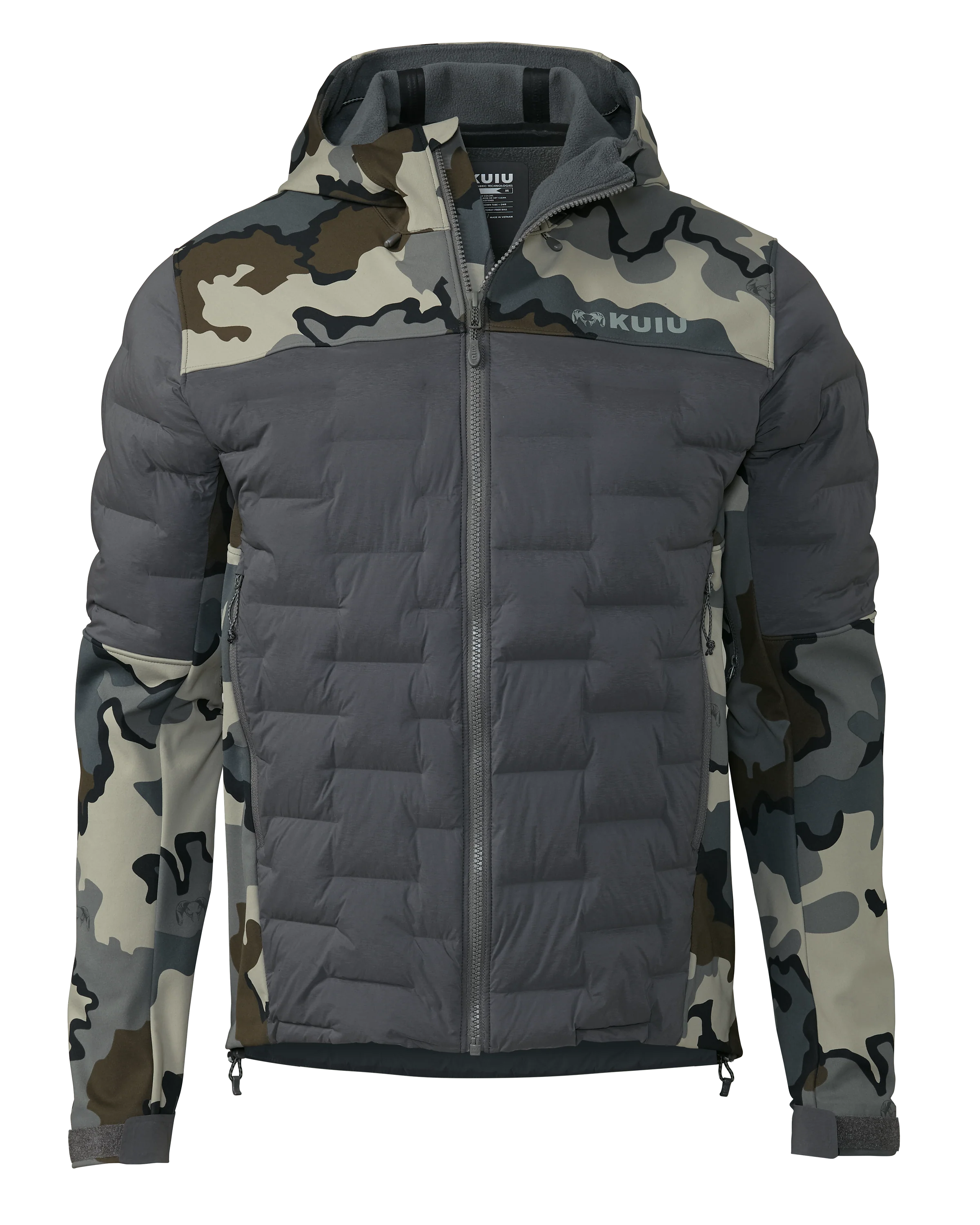 Axis Thermal Hybrid Hooded Jacket | Vias