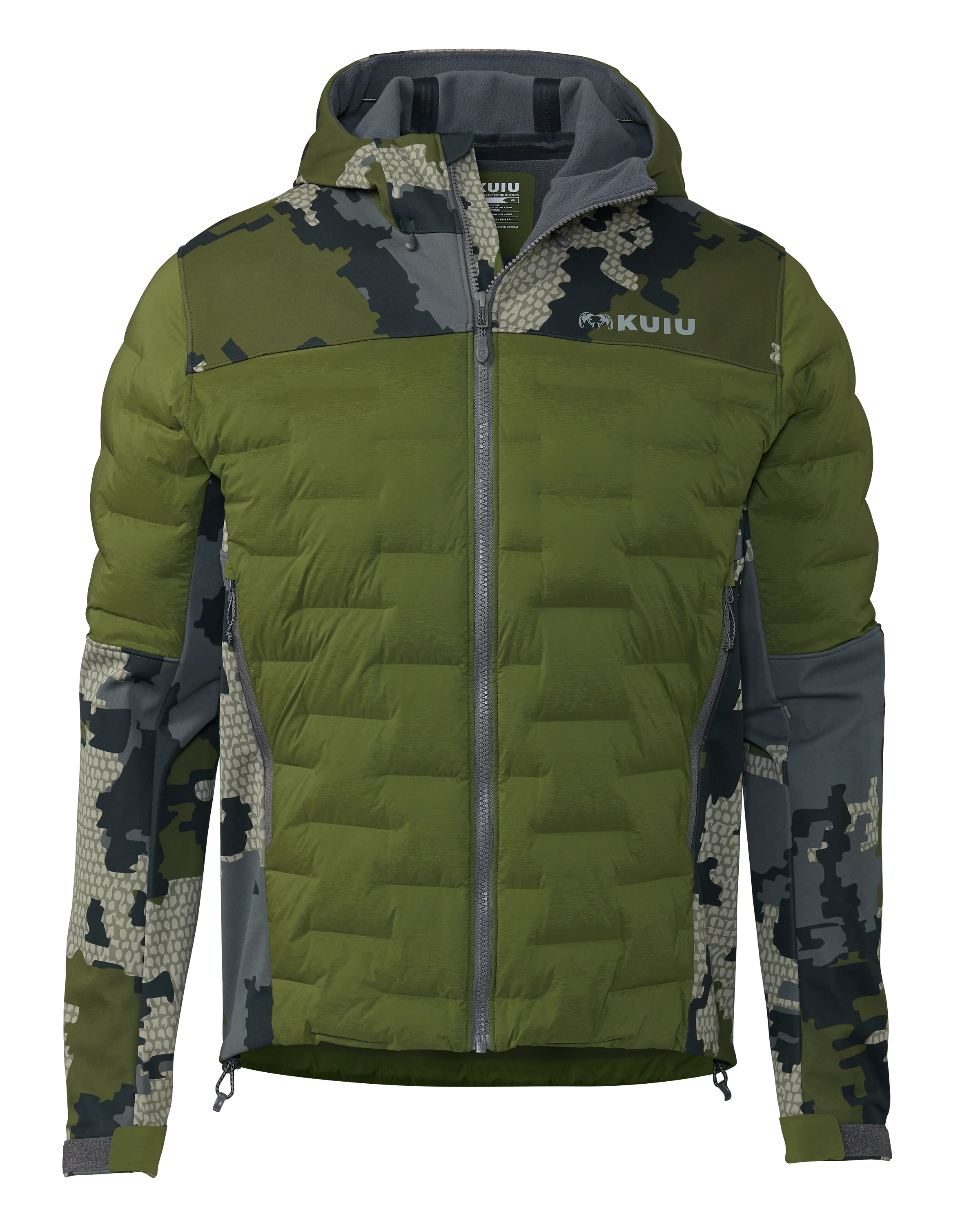 Axis Thermal Hybrid Hooded Jacket | Verde