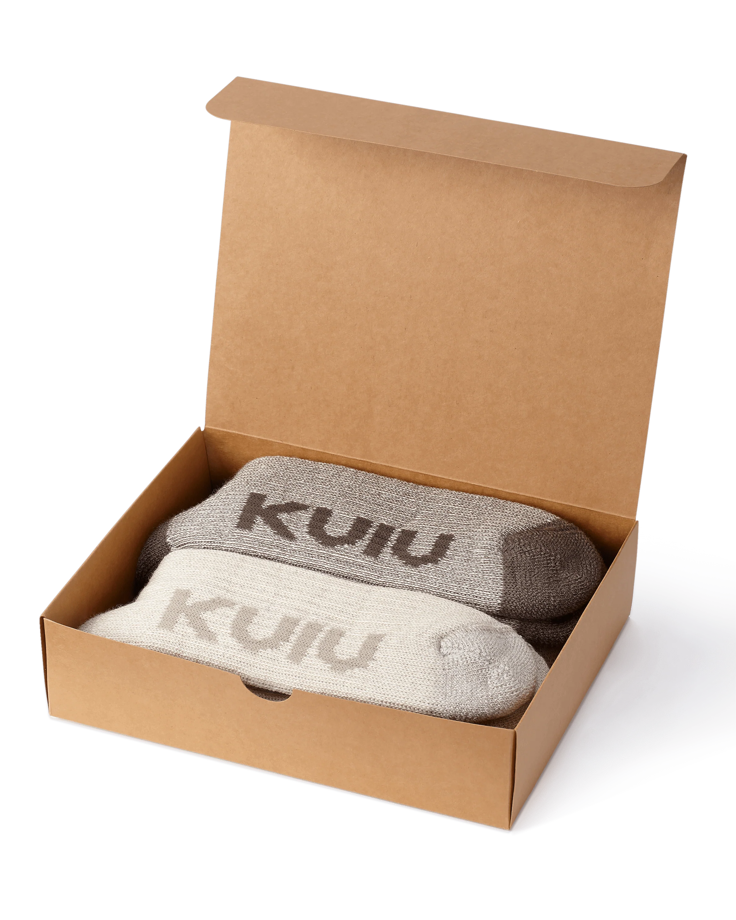 Merino Wool Socks Gift Set | Brown-Khaki