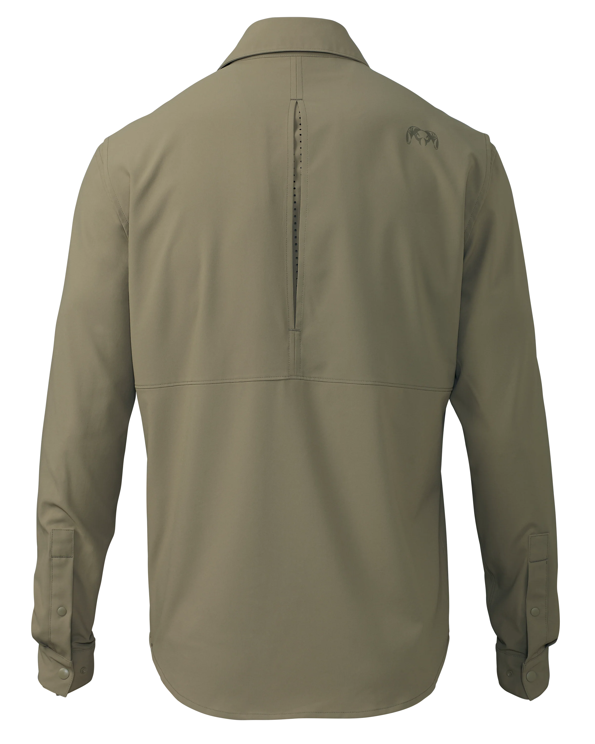 Mesa Vented LS Snap Shirt | Khaki