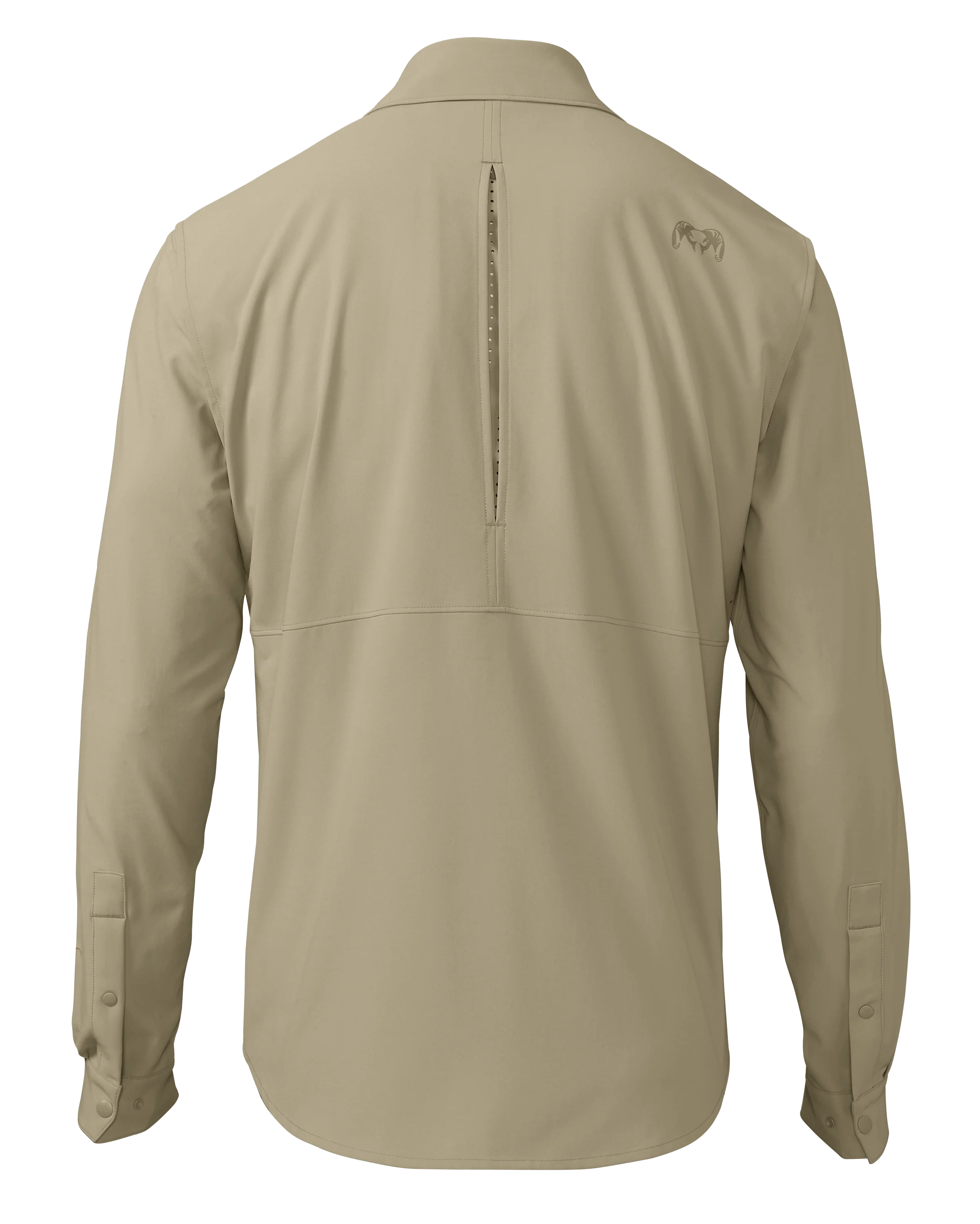 Mesa Vented LS Snap Shirt | Bone