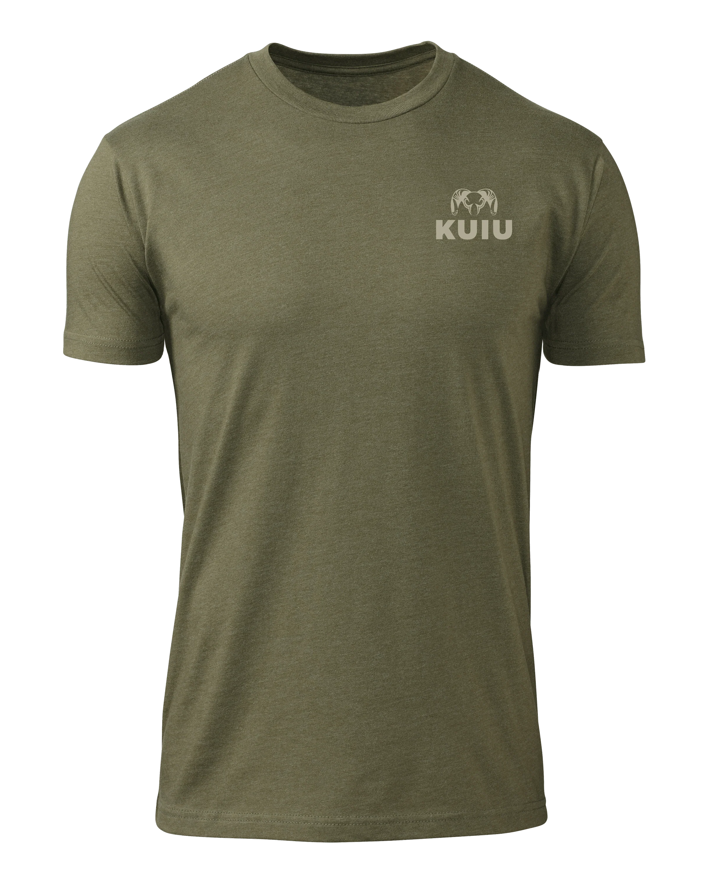 KUIU Vias Ram Flag T-Shirt | Military Green