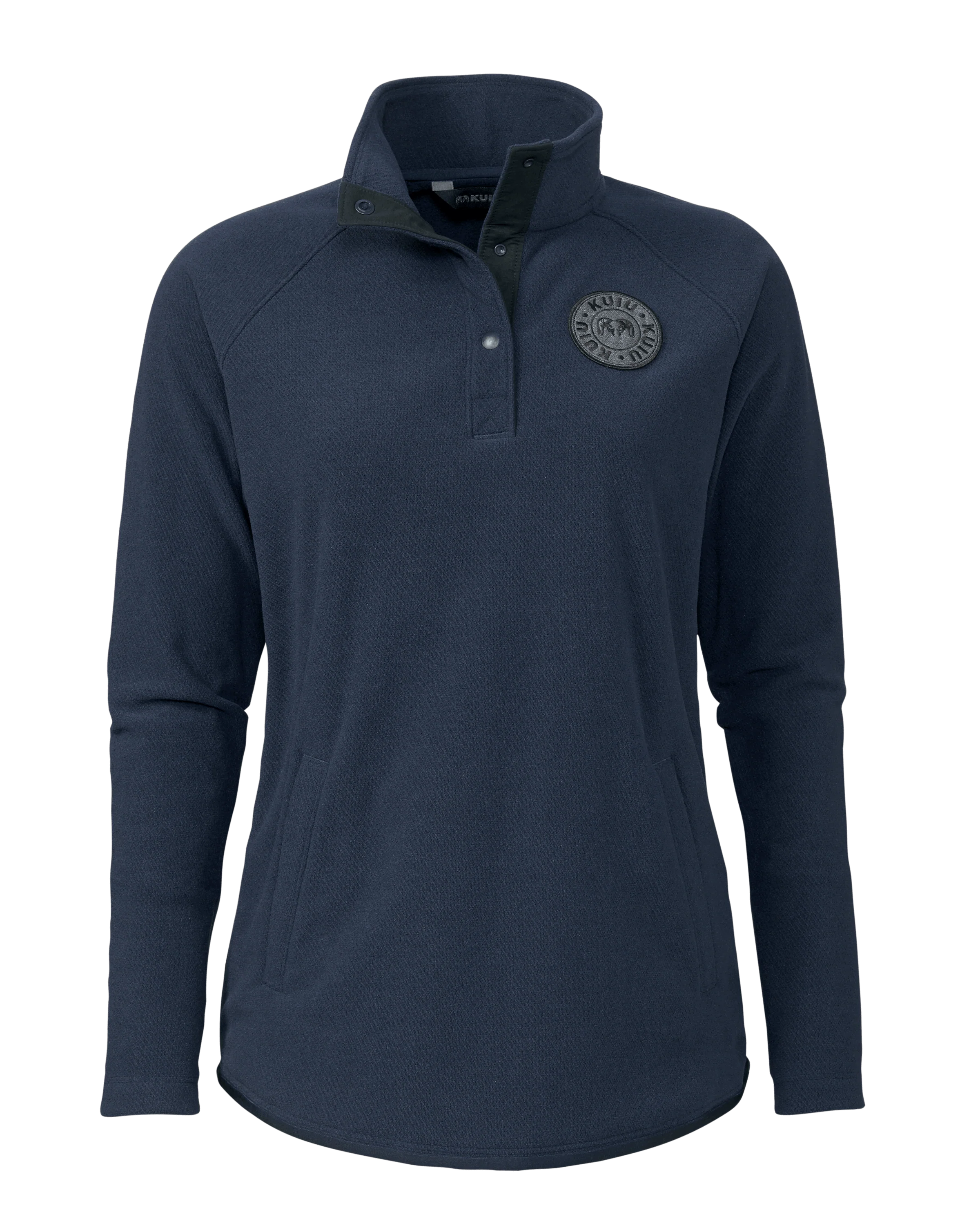 Women's Cascade Twill Fleece Pullover | Navy