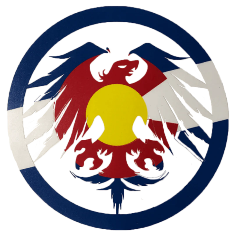 Colorado Eagle Die Cut Sticker