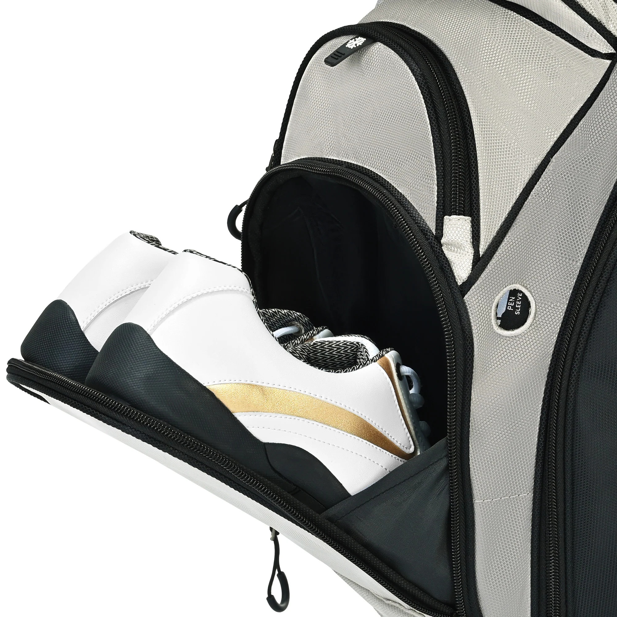 Silent 001 Quiet & Anti-Collision 14 Way Organizer Dividers‌ Golf Cart Bag-Gray