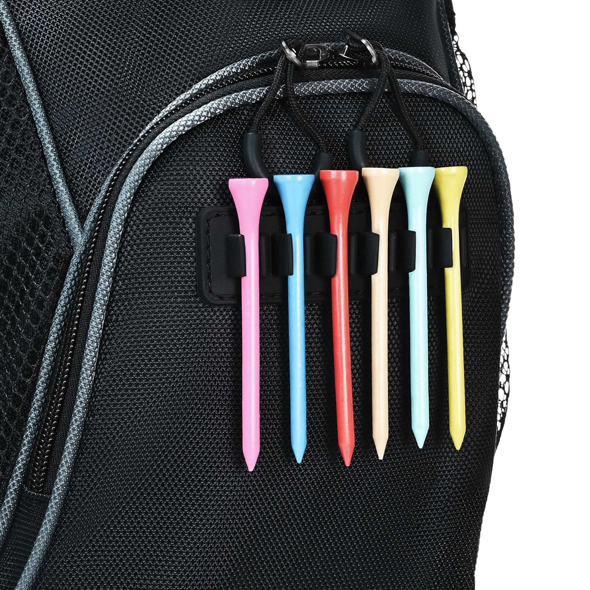 Silent 001 Quiet & Anti-Collision 14 Way Organizer Dividers‌ Golf Cart Bag-Black